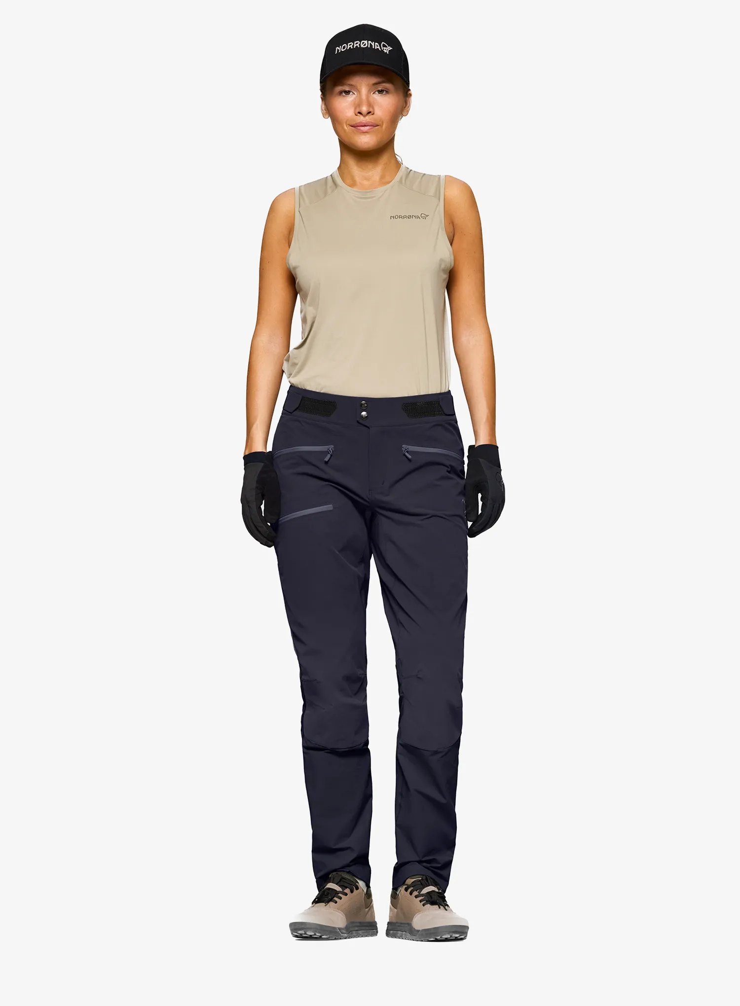 Dámské cyklistické kalhoty Norrona Fjora Flex1 Pants - caviar black