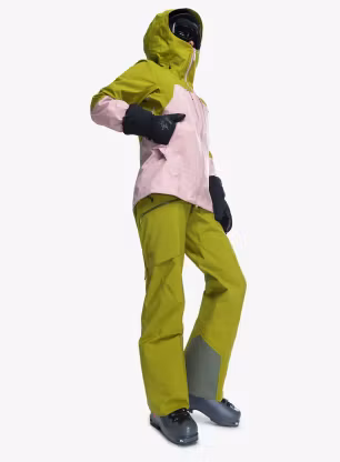 Nepromokavé kalhoty dámské Arcteryx Rush Bib Pant - olive moss