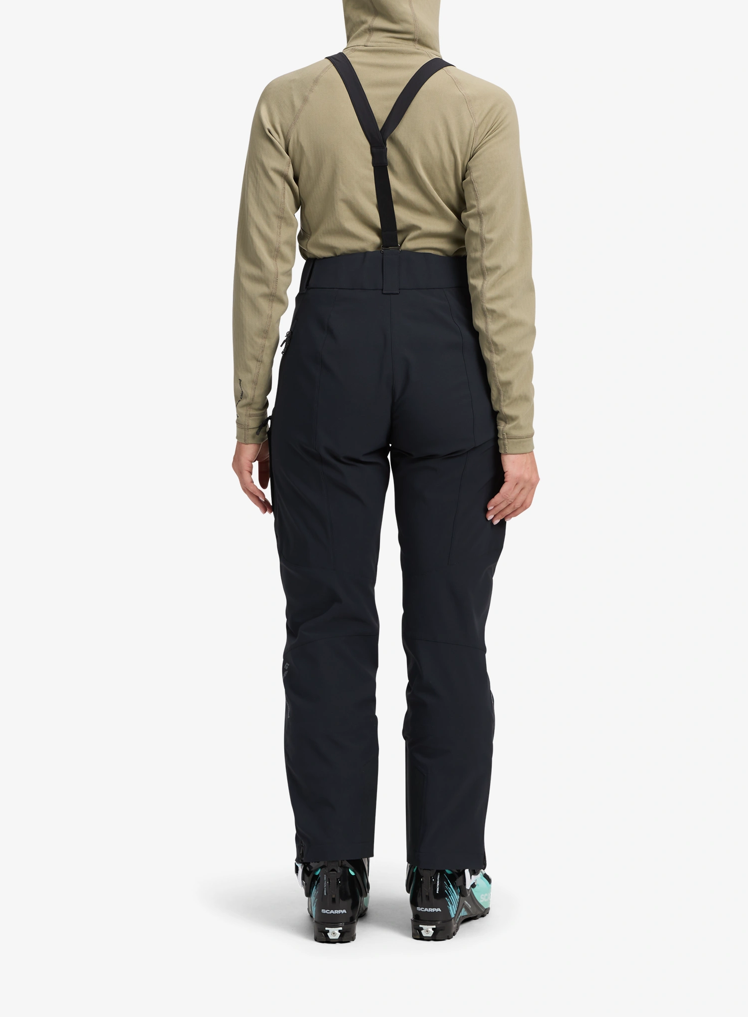 Softshellové kalhoty dámské Black Diamond Dawn Patrol Pants - black/black