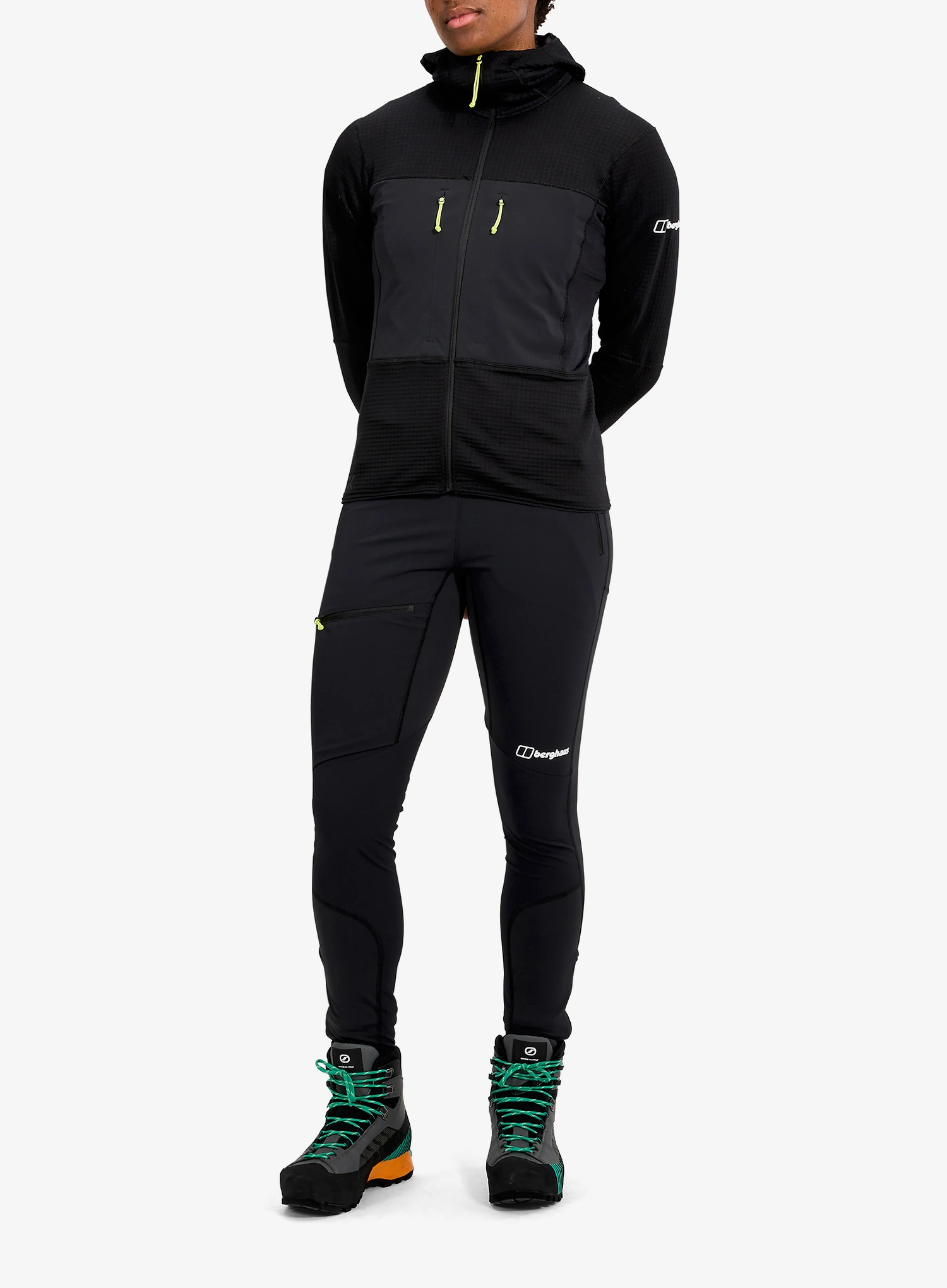 Softshellové kalhoty dámské Berghaus MTN Guide Alpine Legging - black