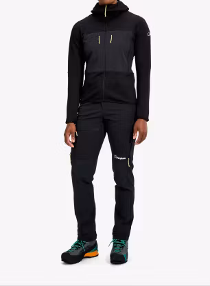 Softshellové kalhoty dámské Berghaus MTN Guide Alpine Pant - black/blk