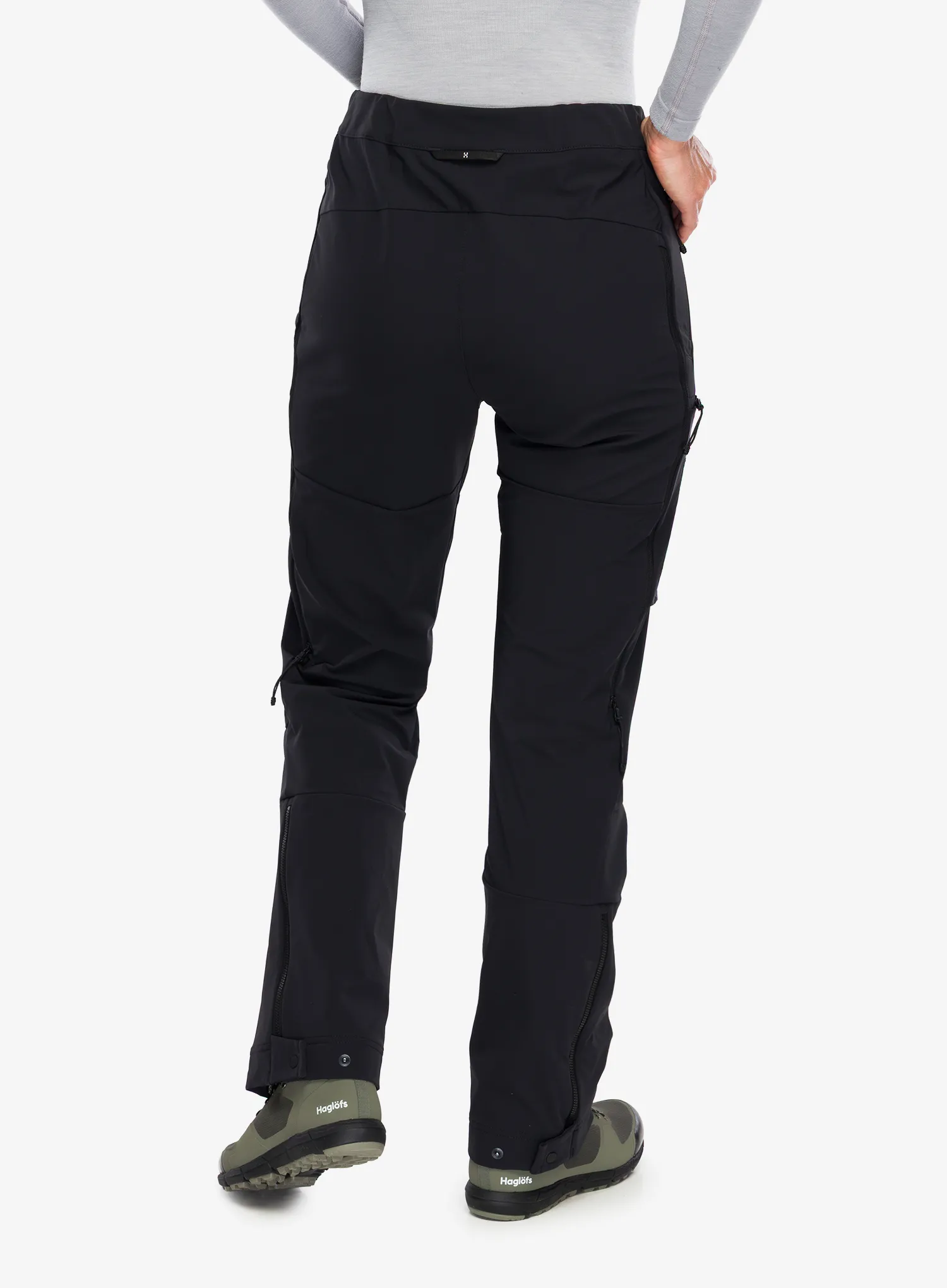 Softshellové kalhoty dámské Haglofs ROC Sight Softshell II Pant - true black