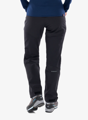 Softshellové kalhoty dámské Mammut Zinal Guide SO Hybrid Pants - black/black