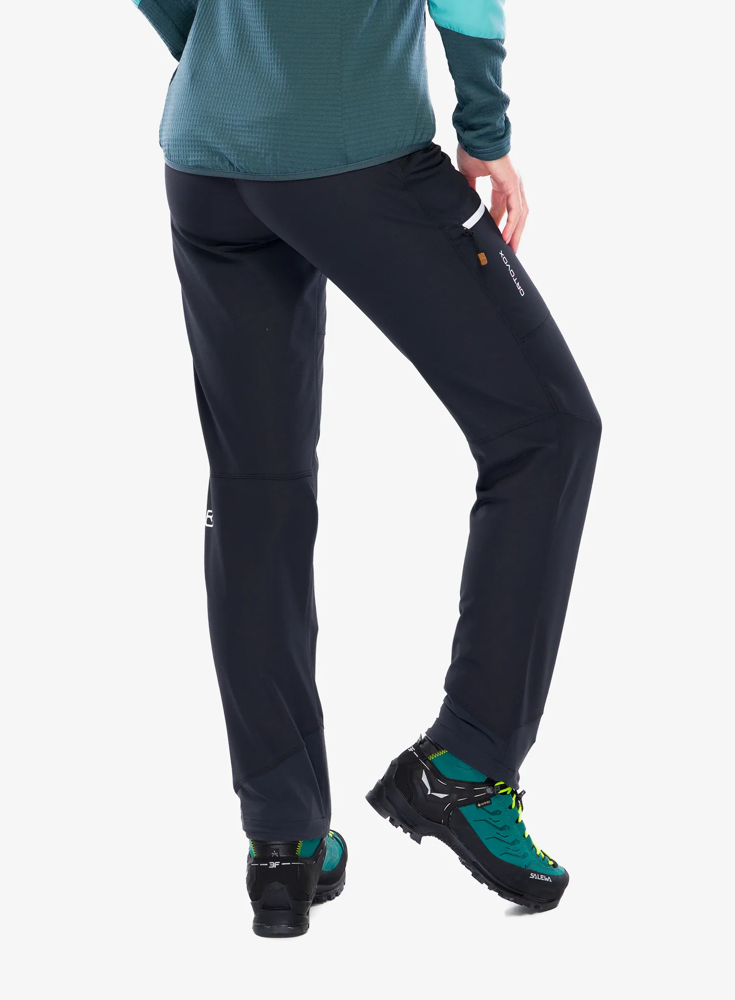 Softshellové kalhoty dámské Ortovox Seceda Softshell Pants - black raven