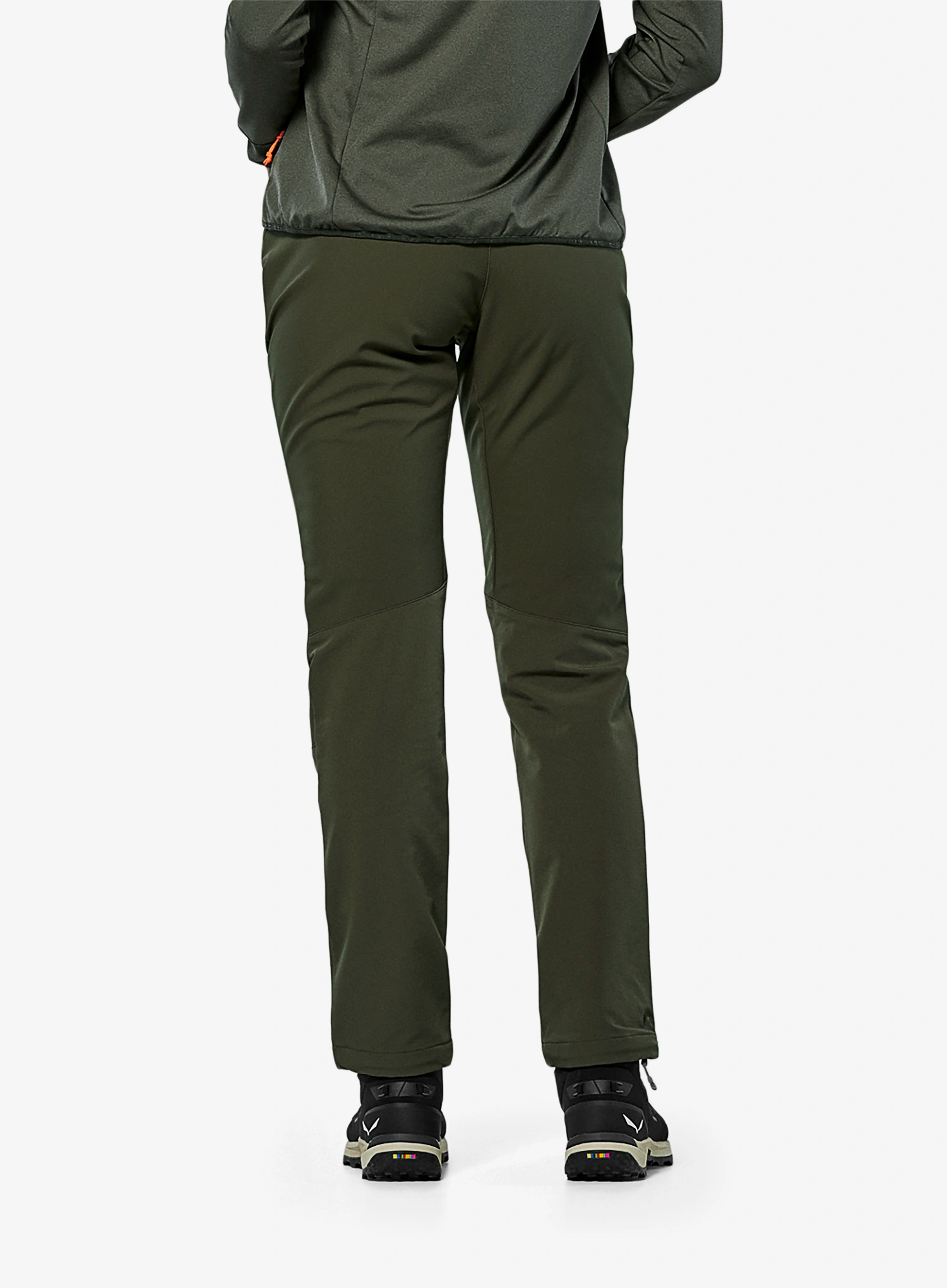 Softshellové kalhoty dámské Salewa Puez Dolomia 2 Pants - dark olive