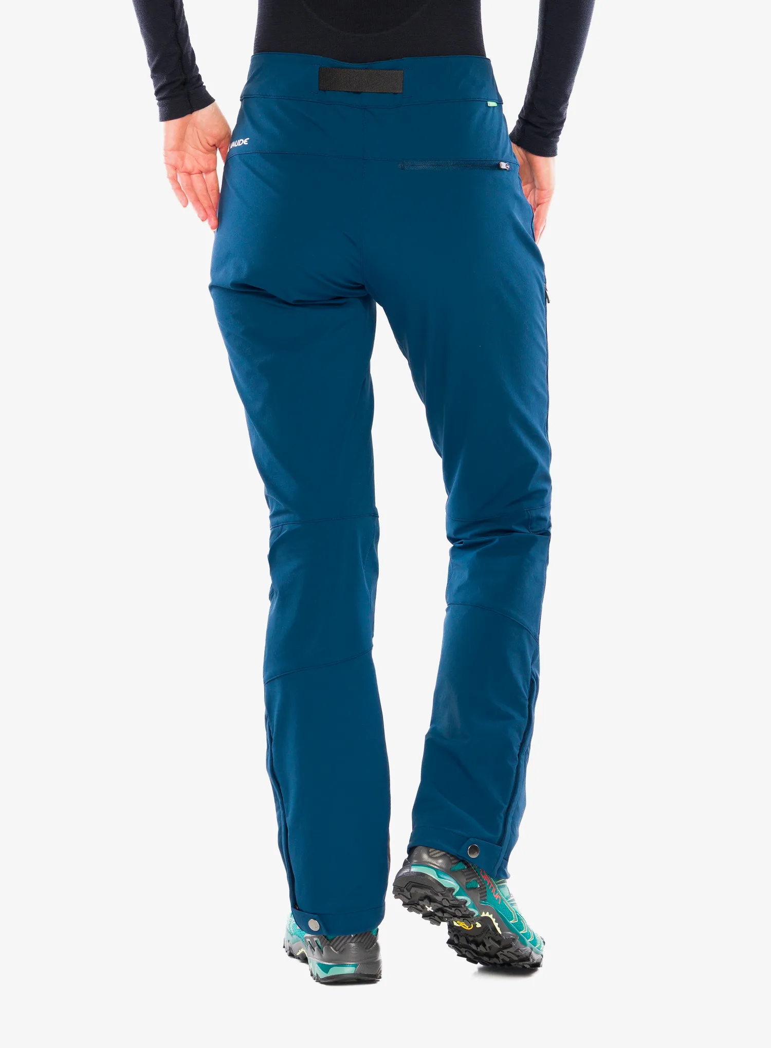 Softshellové kalhoty dámské Vaude Badile Pants II - dark sea uni