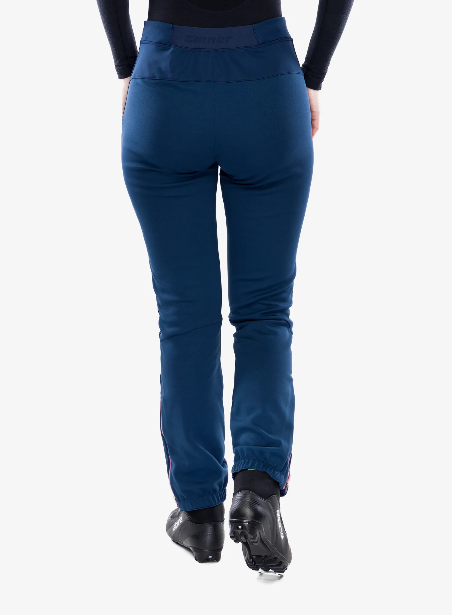 Softshellové kalhoty dámské Ziener Nabelle - dark navy/rose blossom