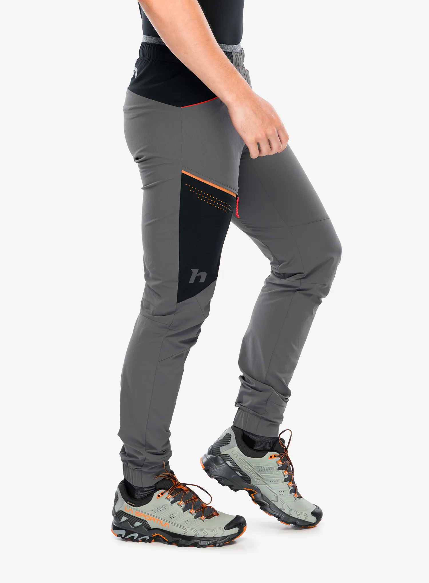 Softshell kalhoty Hannah Taget - pavement/anthracite