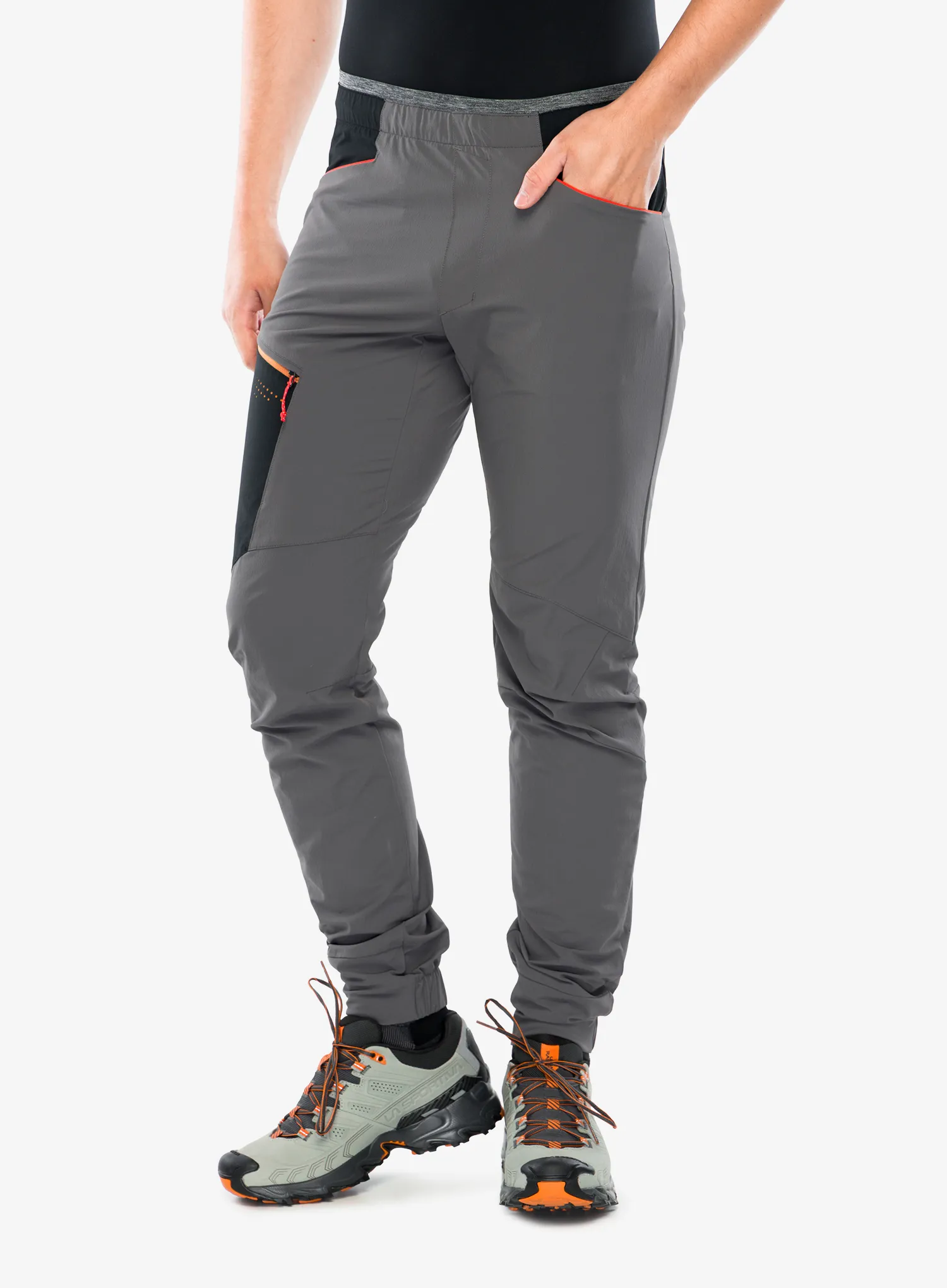 Softshell kalhoty Hannah Taget - pavement/anthracite