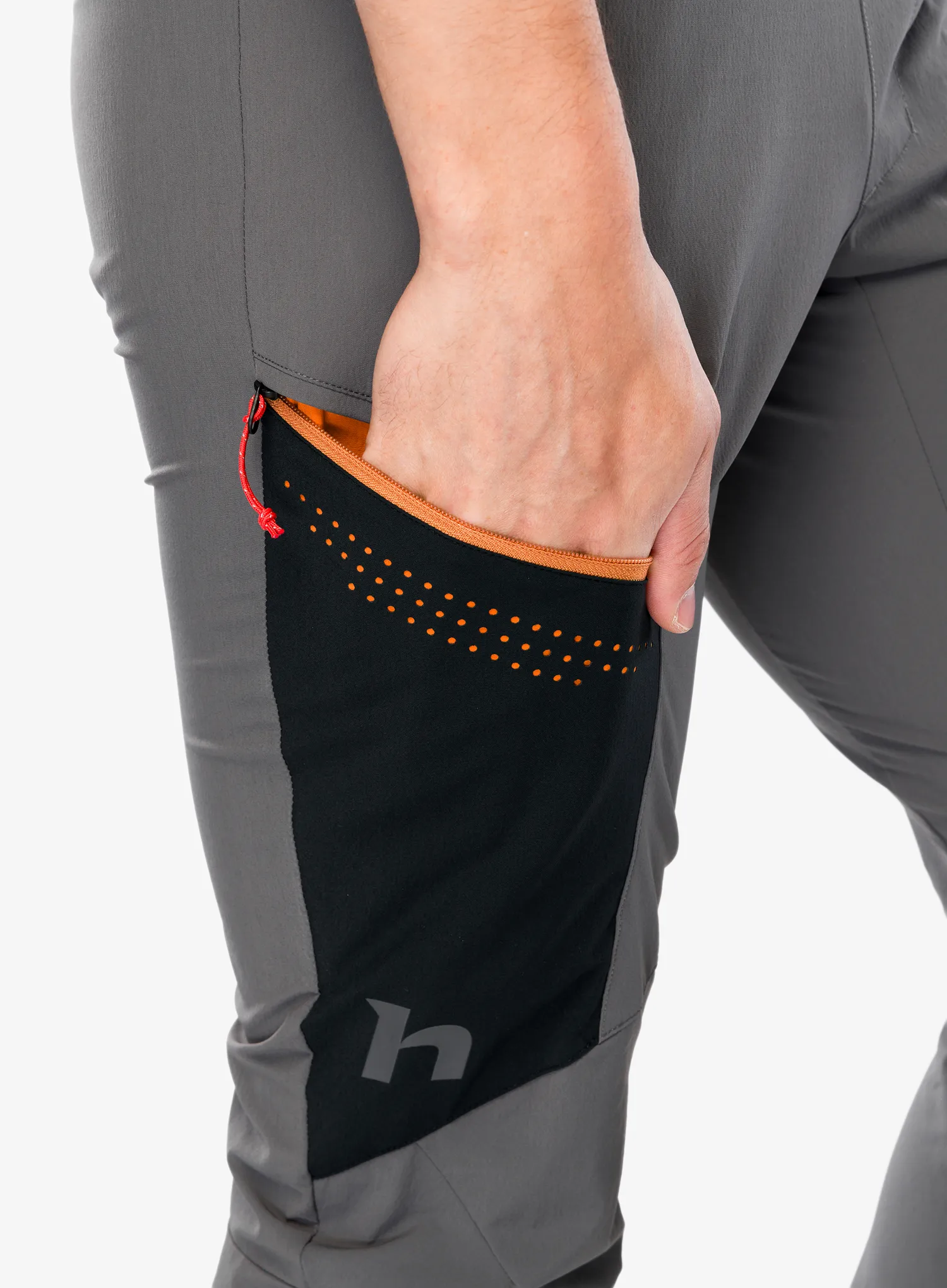 Softshell kalhoty Hannah Taget - pavement/anthracite
