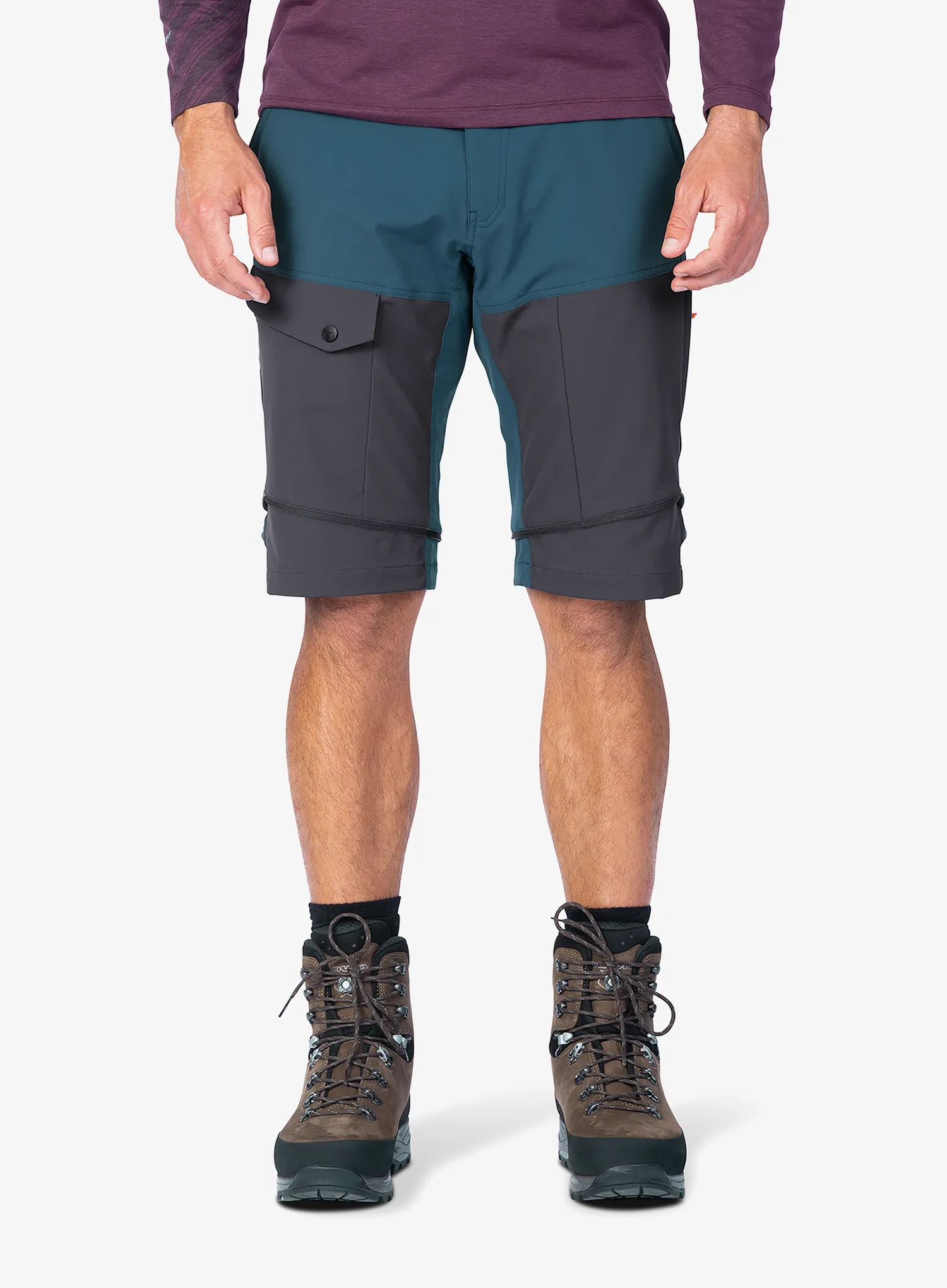 Softshell kalhoty Hannah Torg Z-Off - stratified sea/anthracite