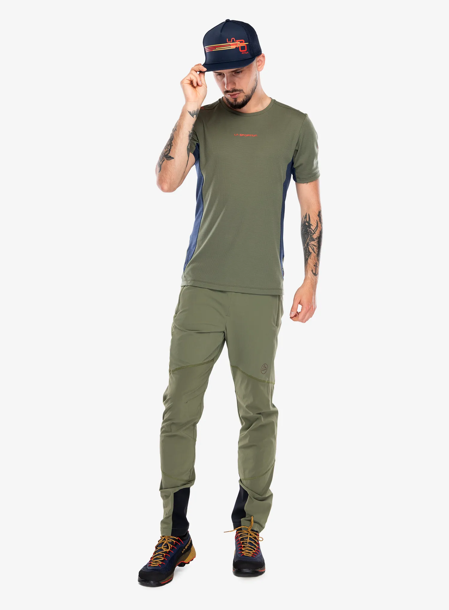 Softshell kalhoty La Sportiva Aequilibrium Speed Pants - cypress/redwood