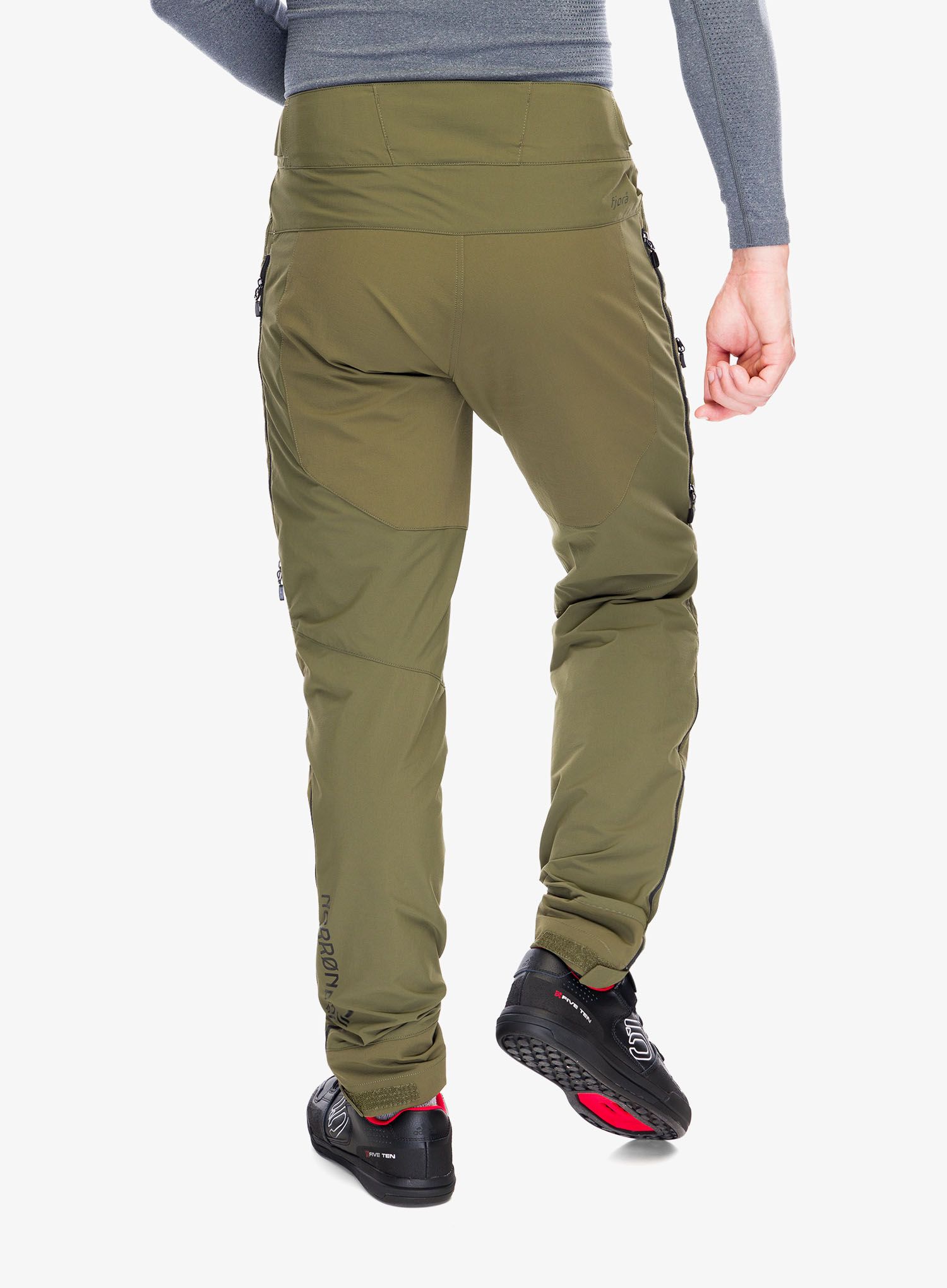 Softshellové kalhoty pánské Norrona Fjora Flex1 Pants - olive night