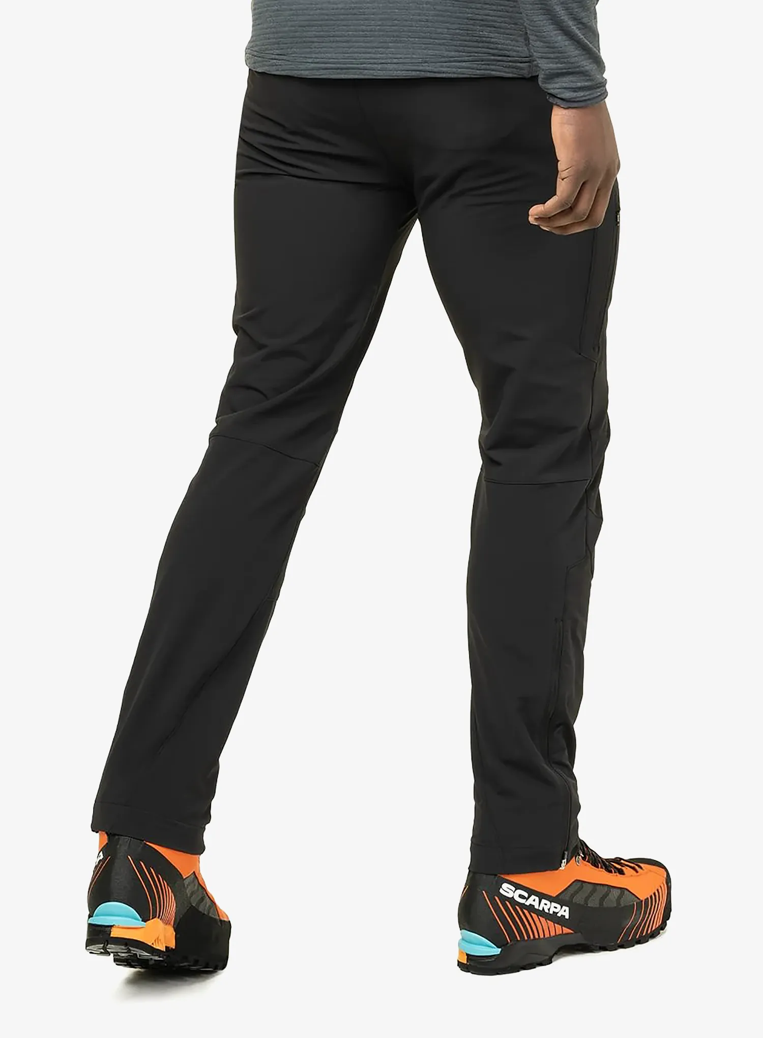 Softshell kalhoty Mountain Equipment Ibex Mountain Pant -  black/black