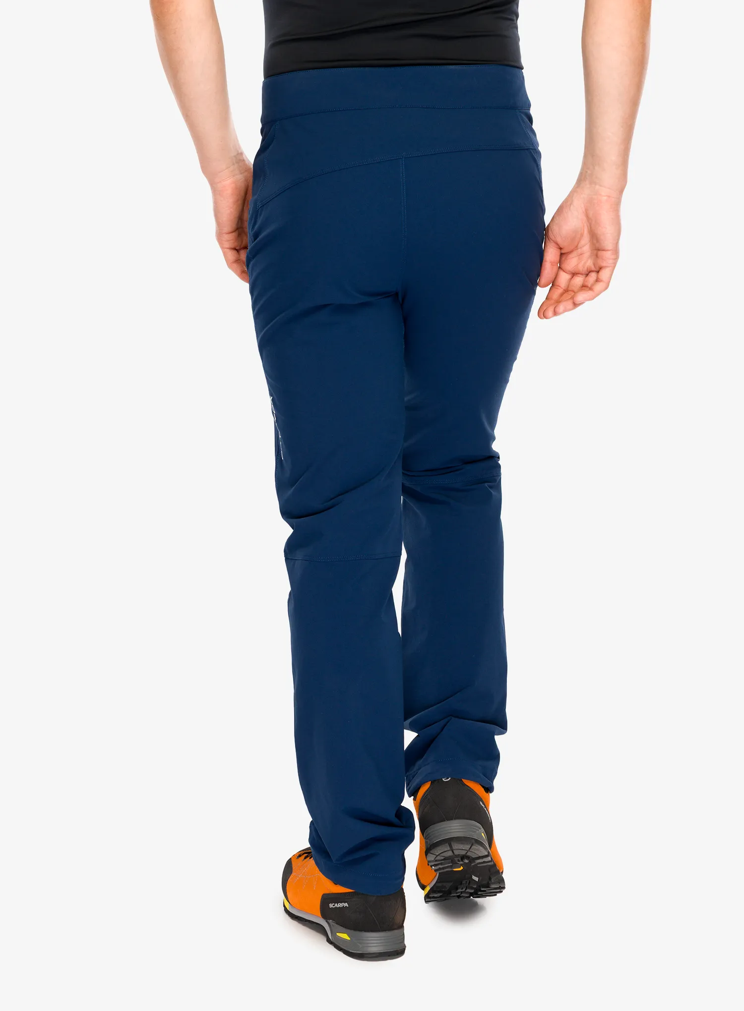 Softshell kalhoty Ortovox Brenta Pants - deep ocean/deep ocean
