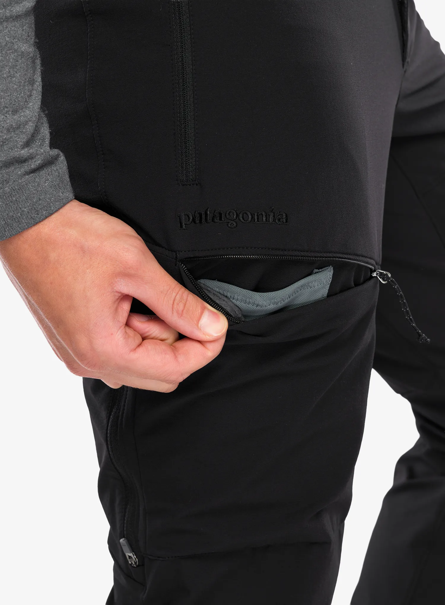 Softshell kalhoty Patagonia Alpine Guide Pants - black