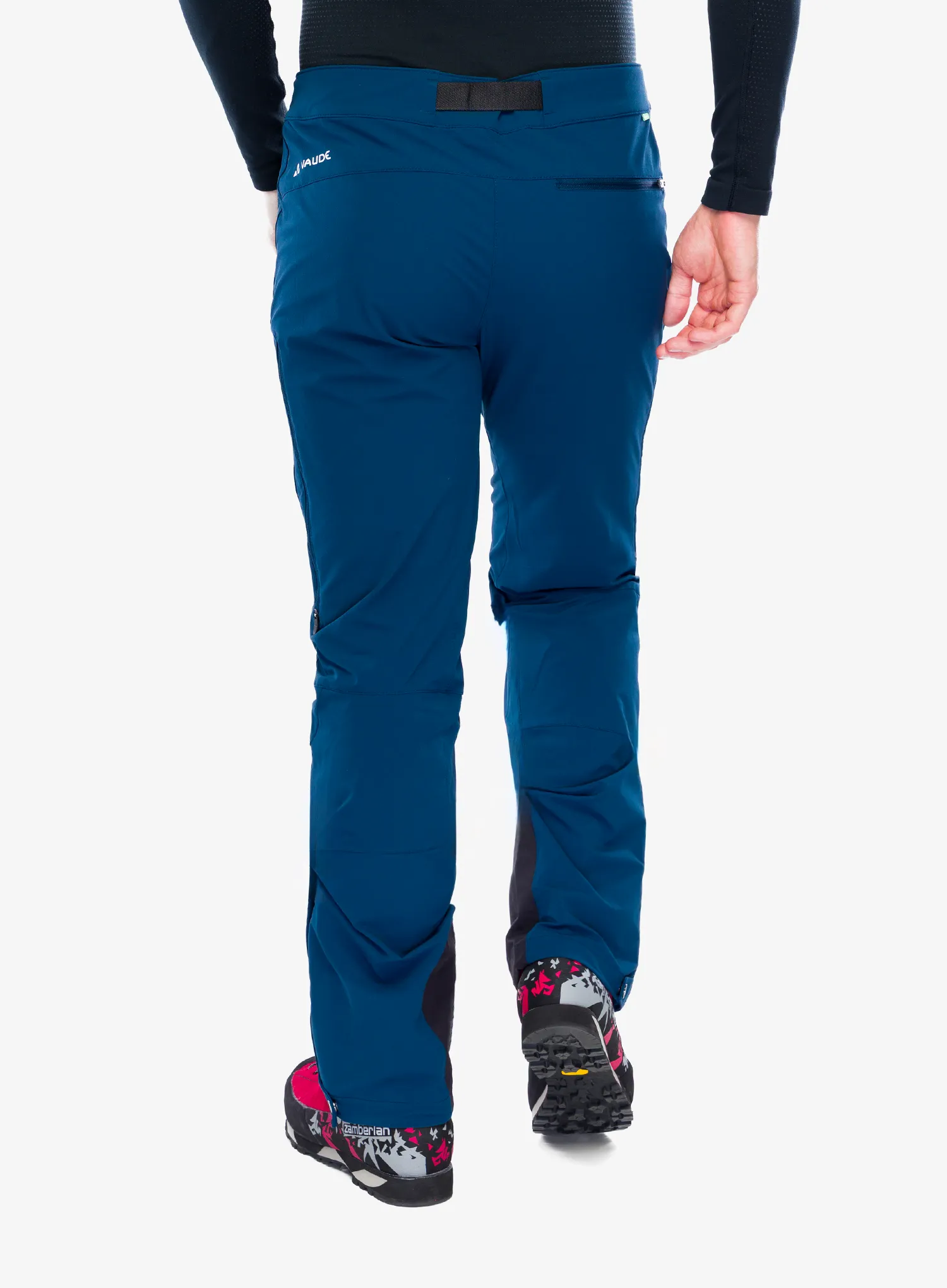 Softshell kalhoty Vaude Badile Pants II - dark sea