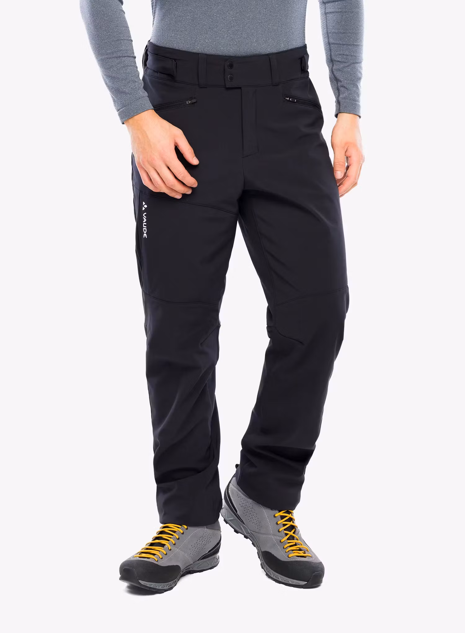 Softshell kalhoty Vaude Elope Softshell Pants - black