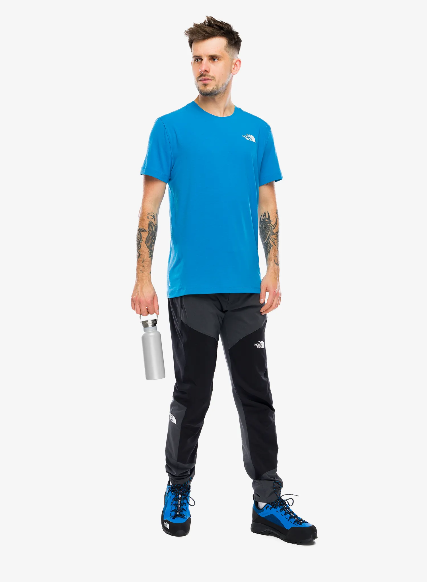 Kalhoty The North Face Felik Slim Tapered Pant - asphalt grey/tnf black