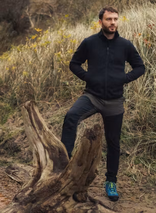 Trekové kalhoty Alpinus Pular - black/olive
