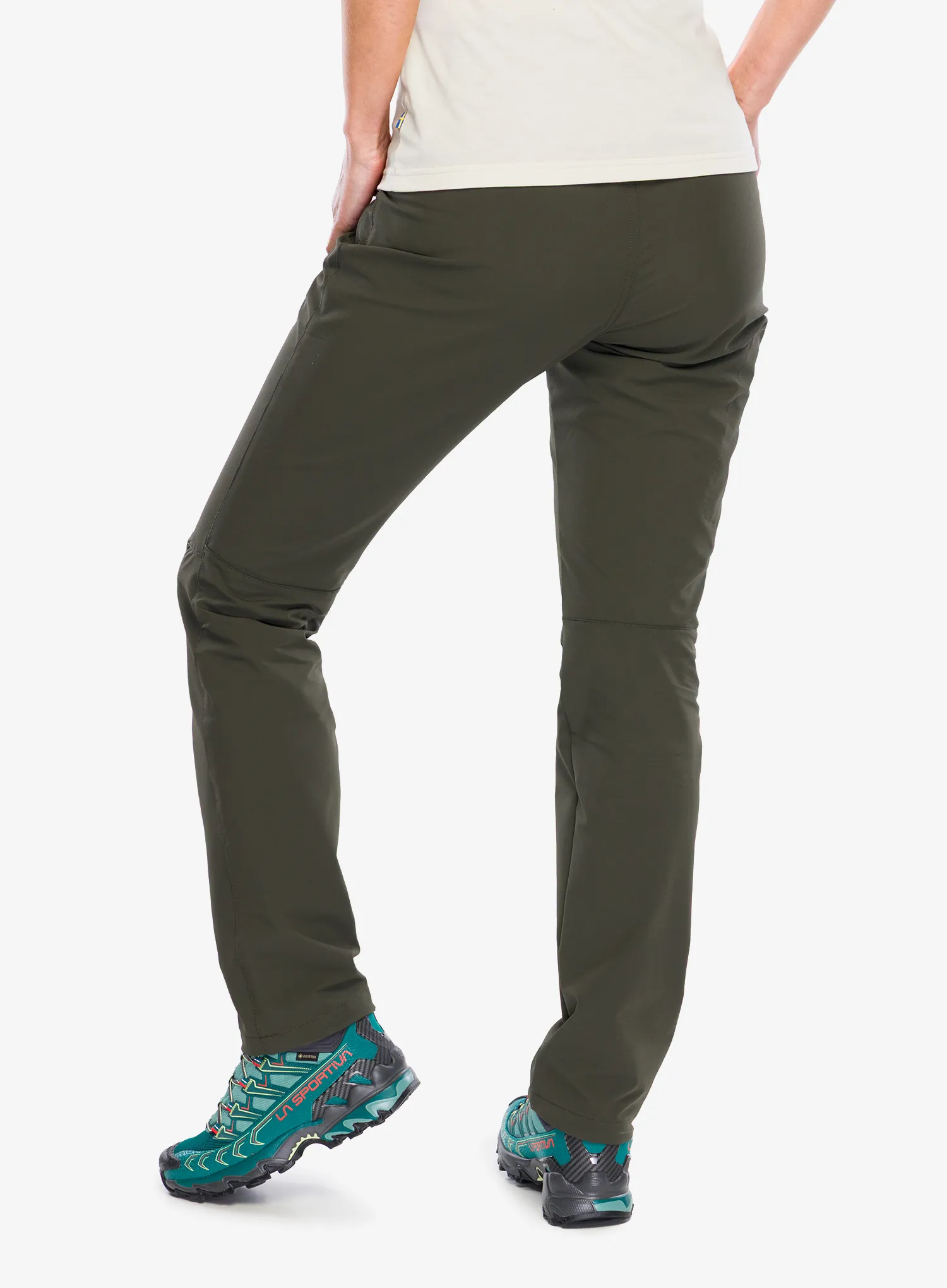 Trekové kalhoty dámské Fjallraven Abisko Trail Stretch Trousers - deep forest
