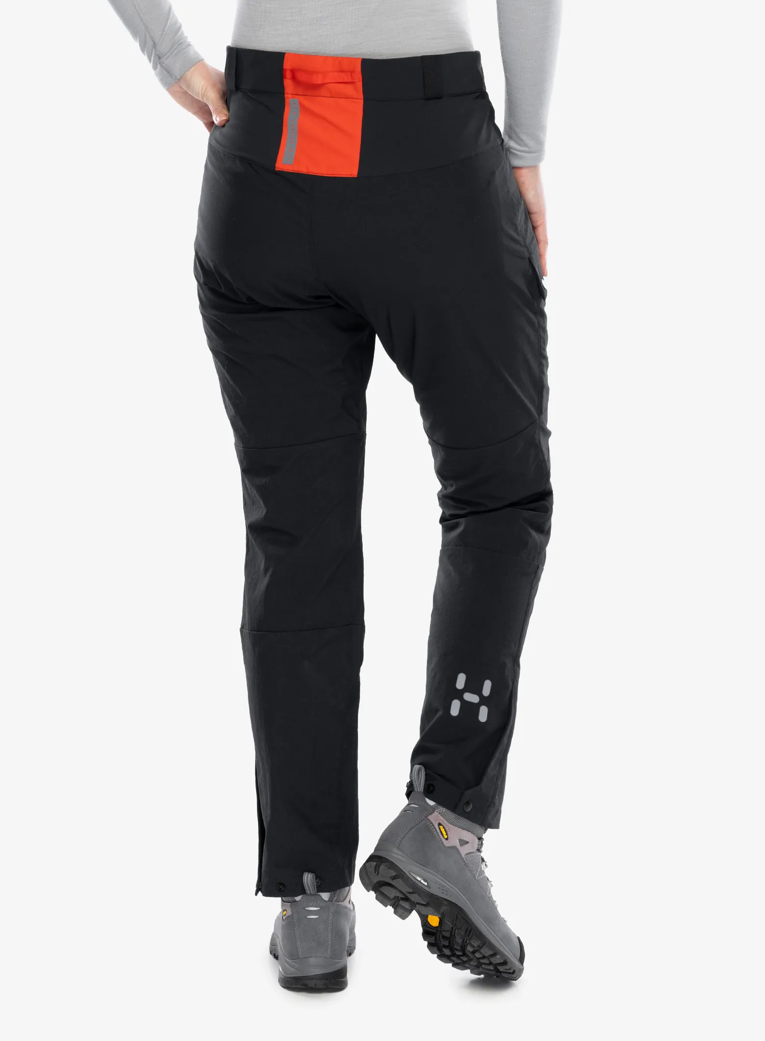 Trekové kalhoty dámské Haglofs L.I.M ZT Pant - true black/zenith red
