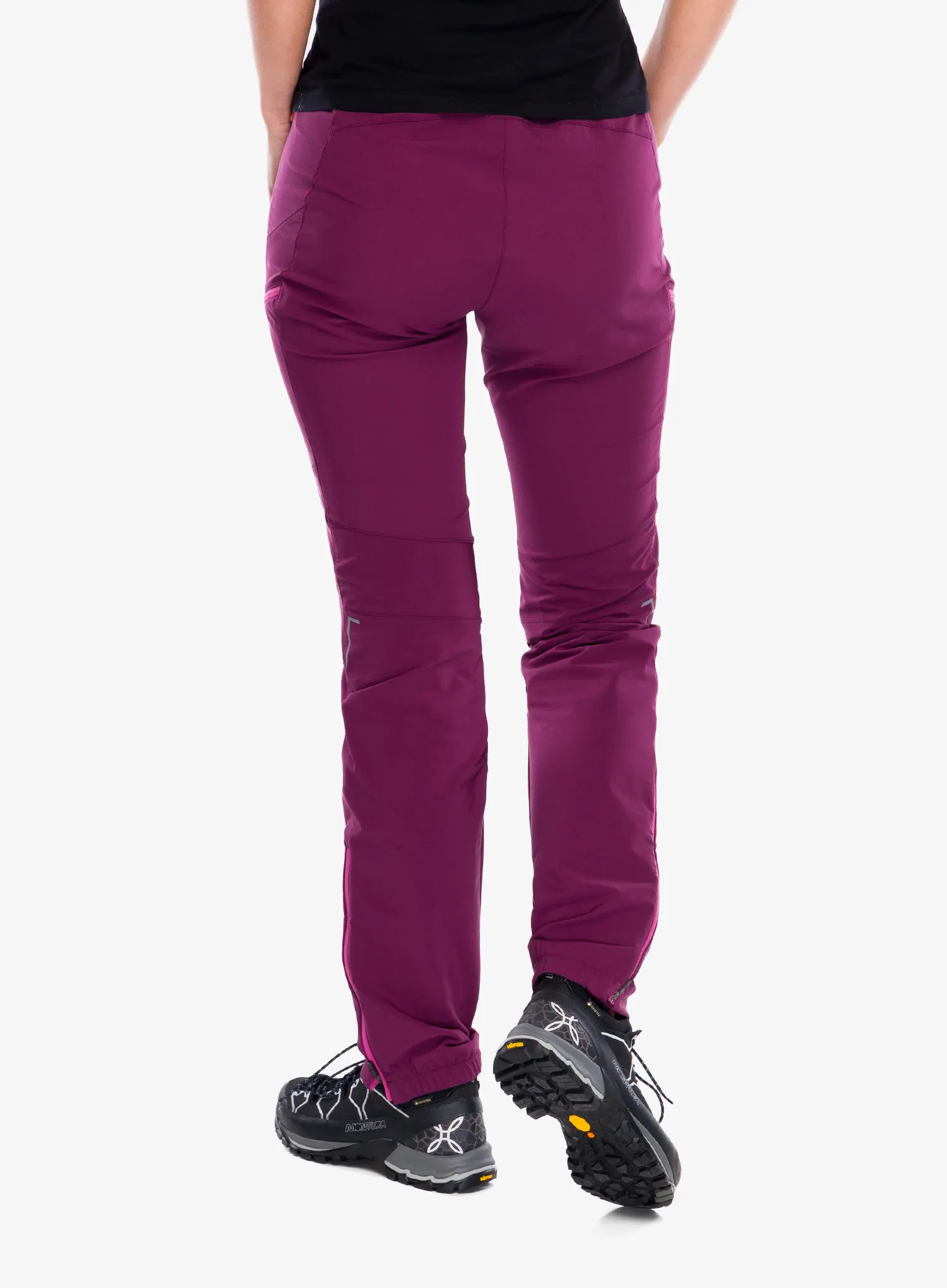 Trekové kalhoty dámské Montura Ledge Pants - wine red/baton rouge