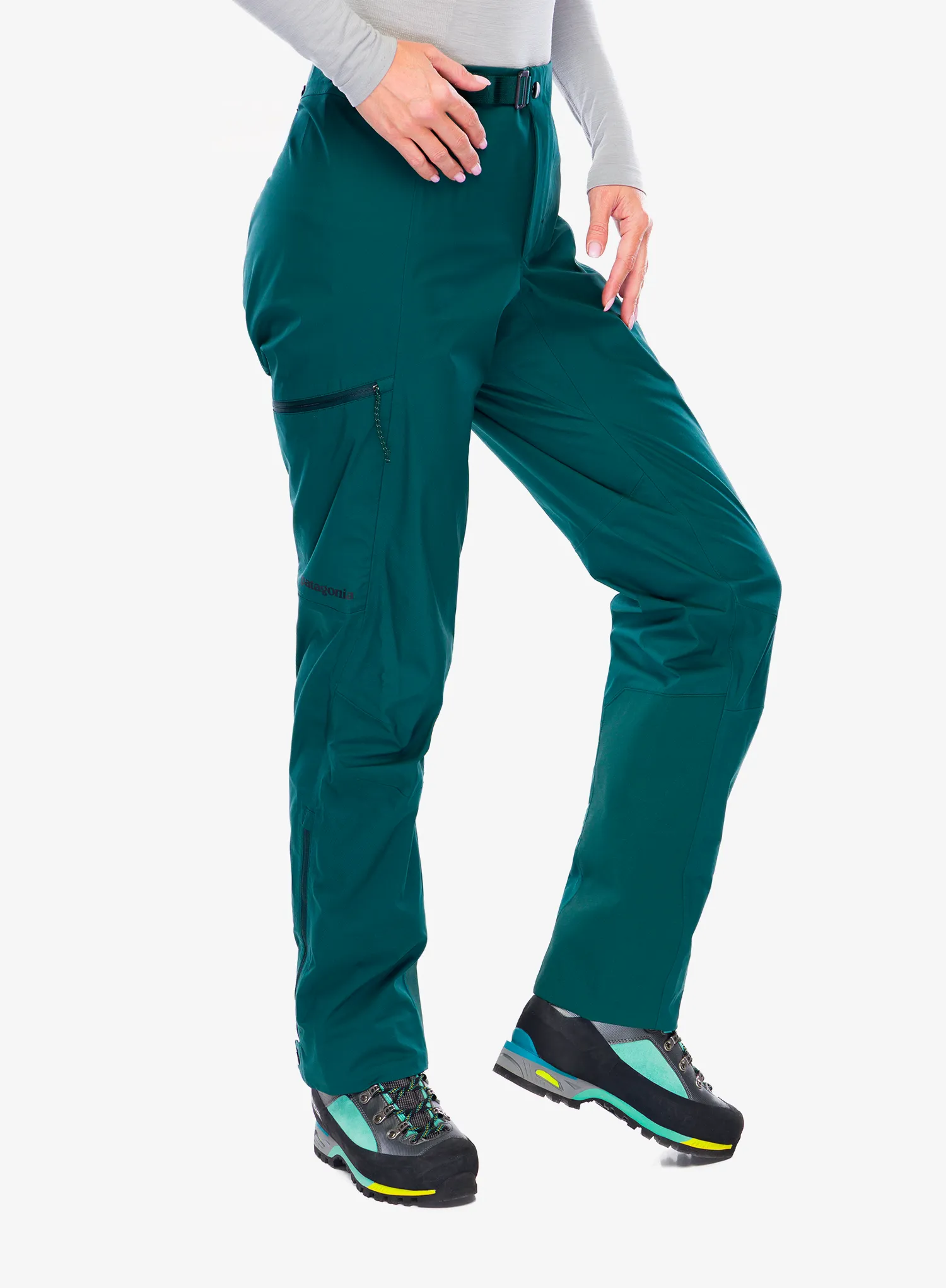 Trekové kalhoty dámské Patagonia Mixed Alpine Pants - cascade green