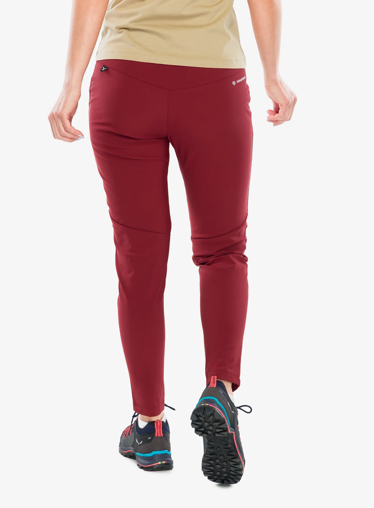 Dámské trekingové kalhoty Salewa Puez DST Warm Cargo Tights - syrah/black out
