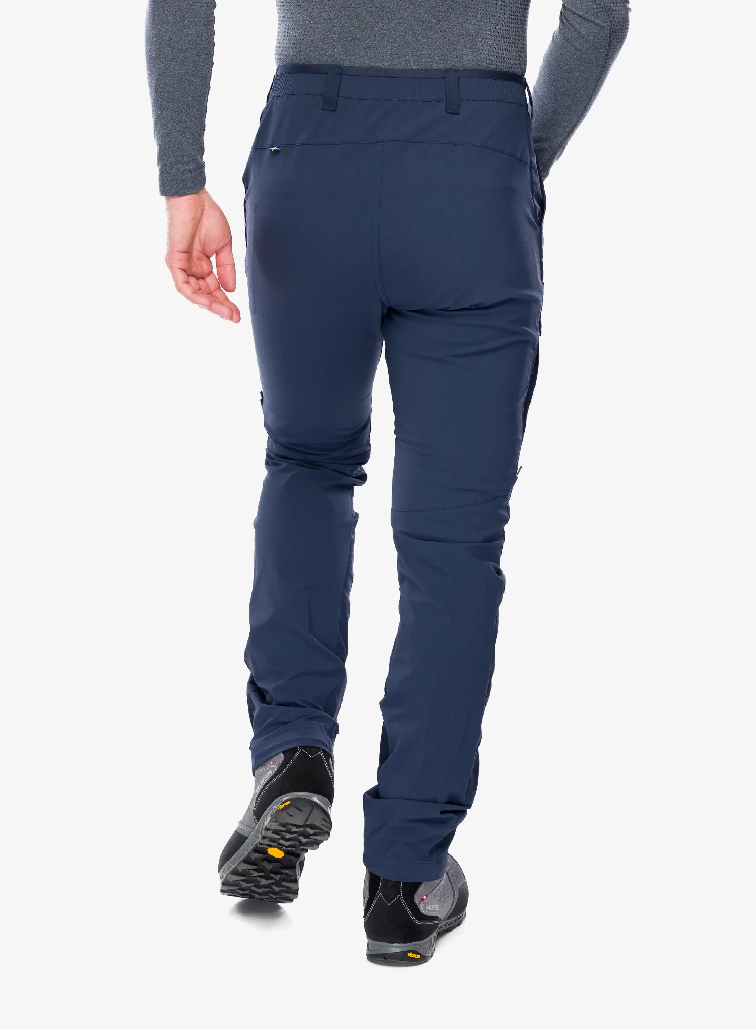 Trekové kalhoty Fjallraven Abisko Hybrid Trail Trs - navy