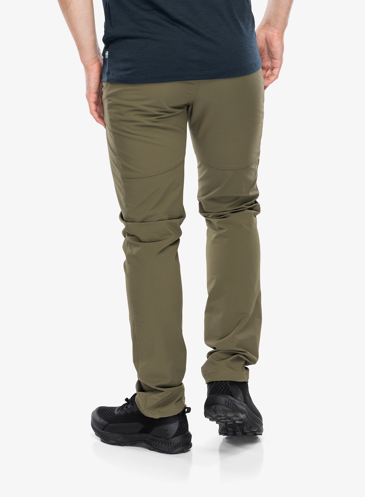 Trekové kalhoty Fjallraven Abisko Trail Stretch Trousers - laurel green