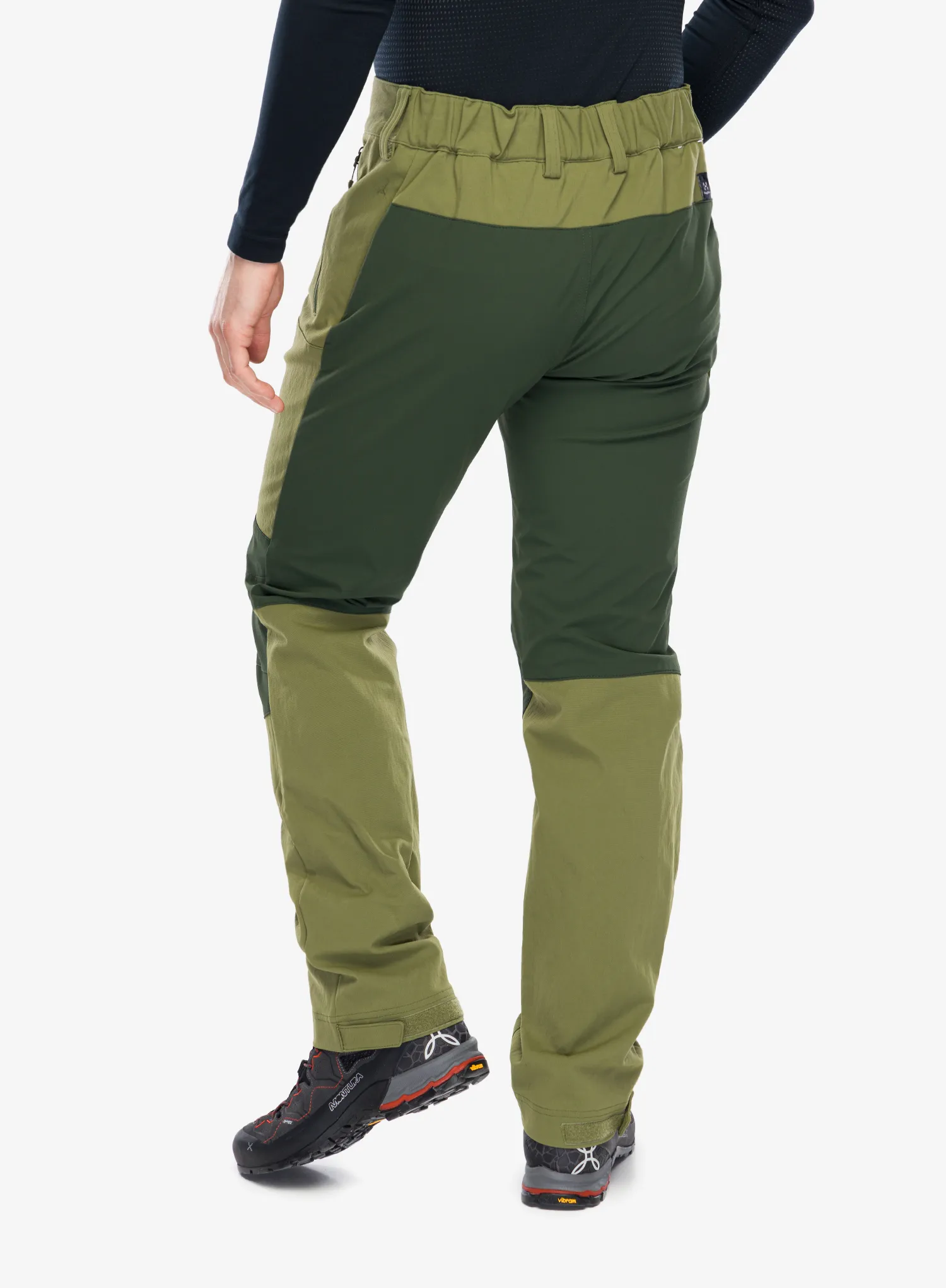 Trekové kalhoty Haglofs Mid Standard Pant - olive green/seaweed green