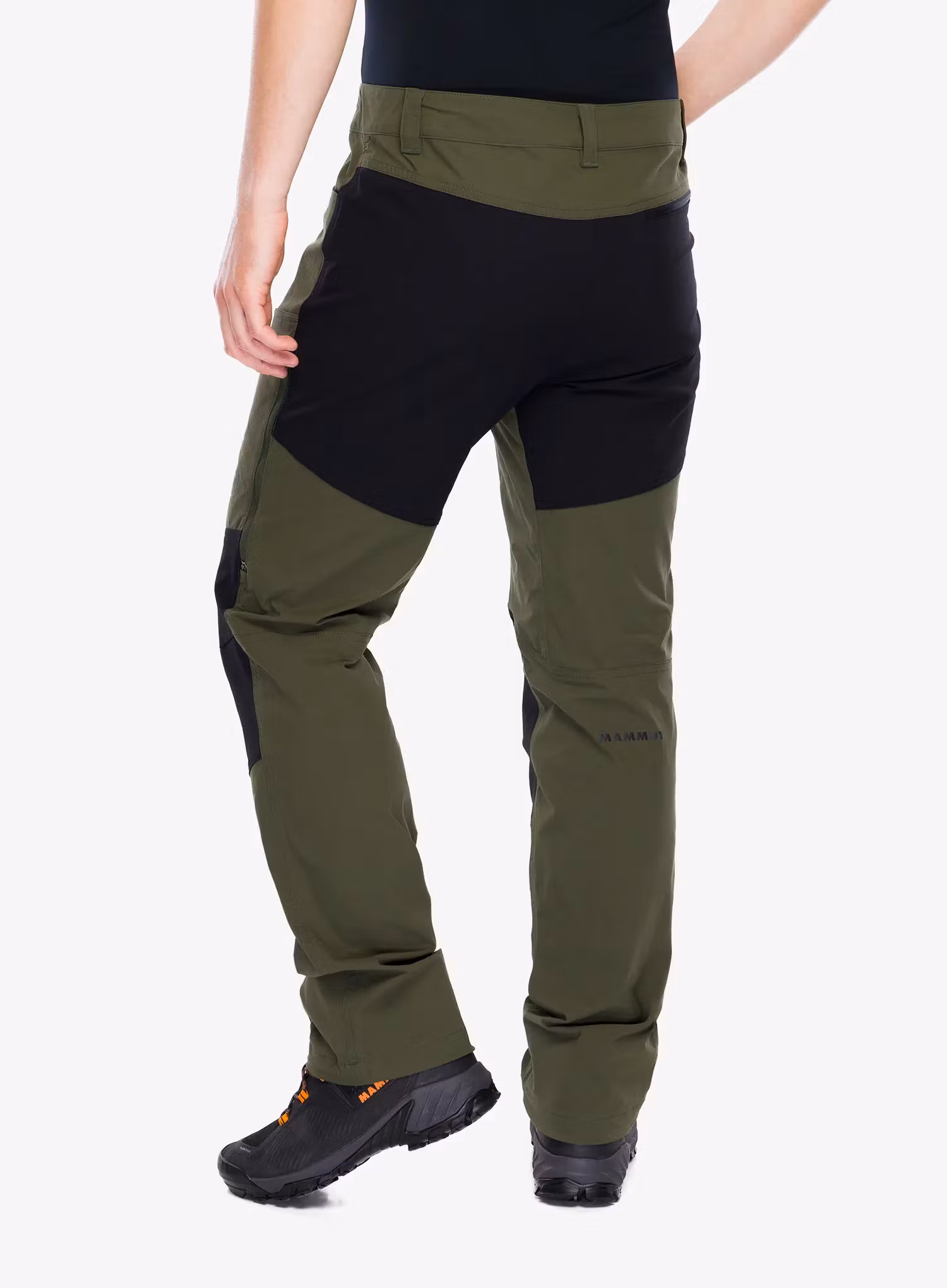 Trekové kalhoty Mammut Zinal Hybrid Pants - dark marsh/black