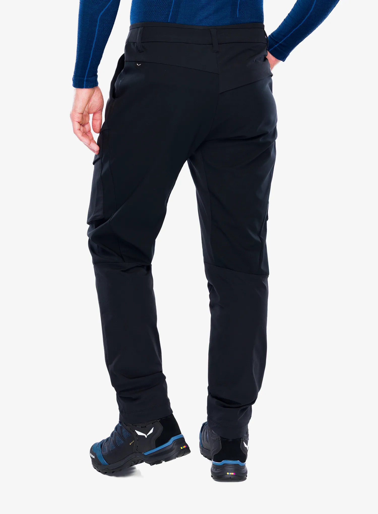 Trekové kalhoty Salewa Puez DST Warm Cargo Pants - black out