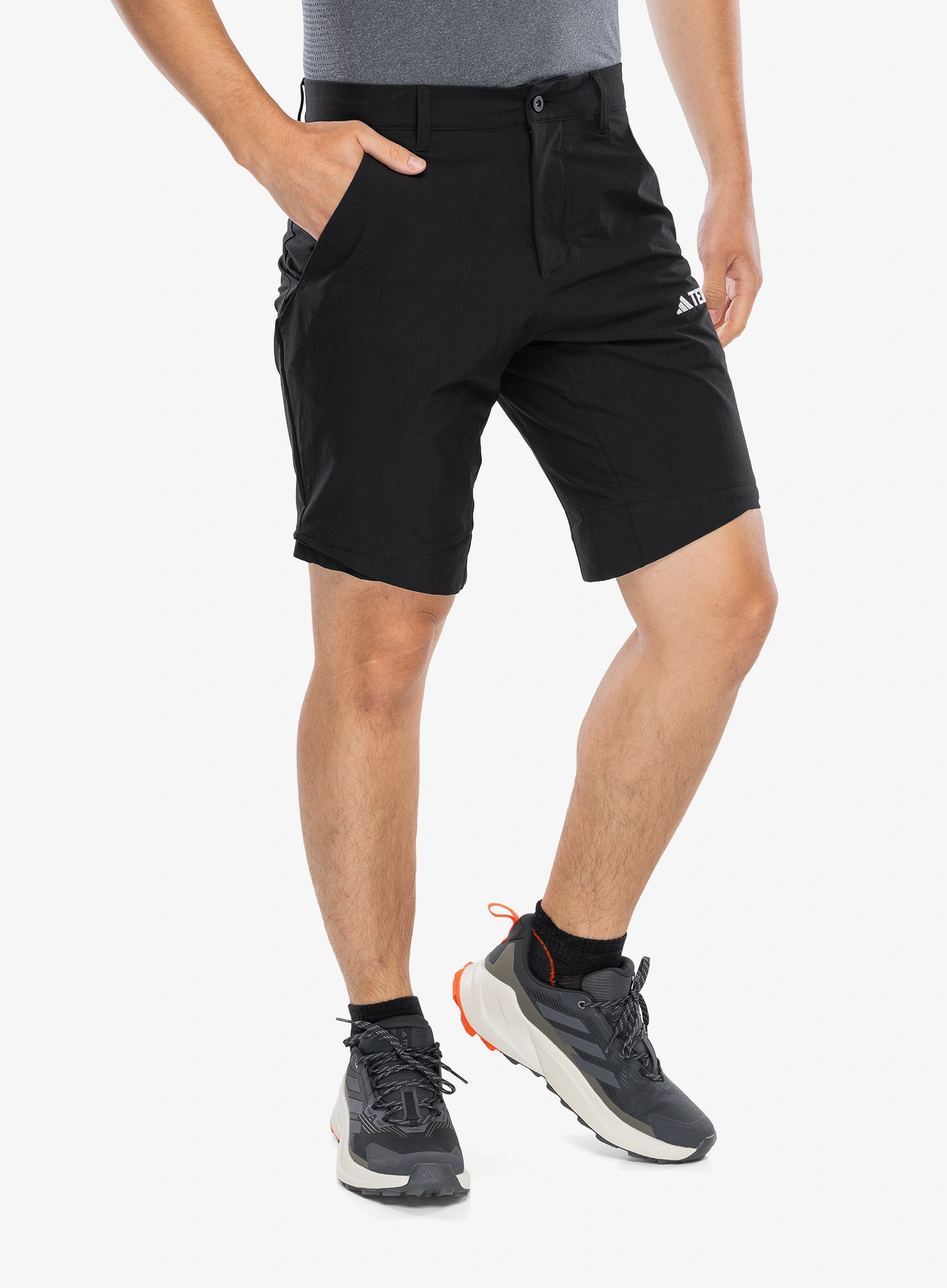 Turistické kalhoty adidas TERREX Multi Zip-Off Joggers - black