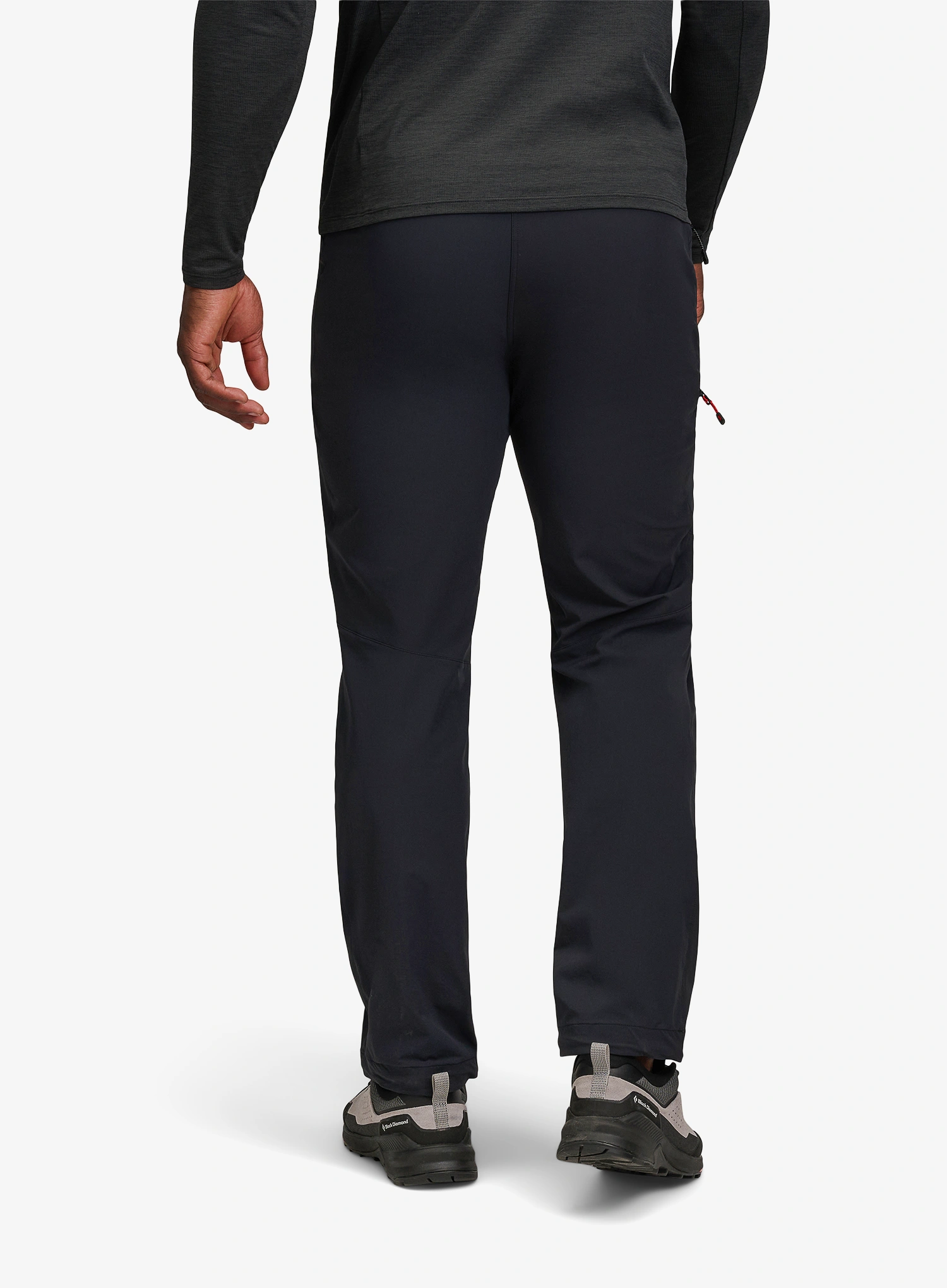 Turistické kalhoty Black Diamond Alpine Pants - black/black