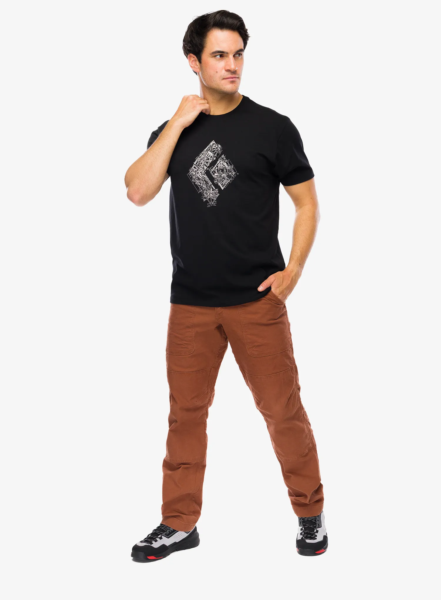 Turistické kalhoty Black Diamond Dogma Pants - clay