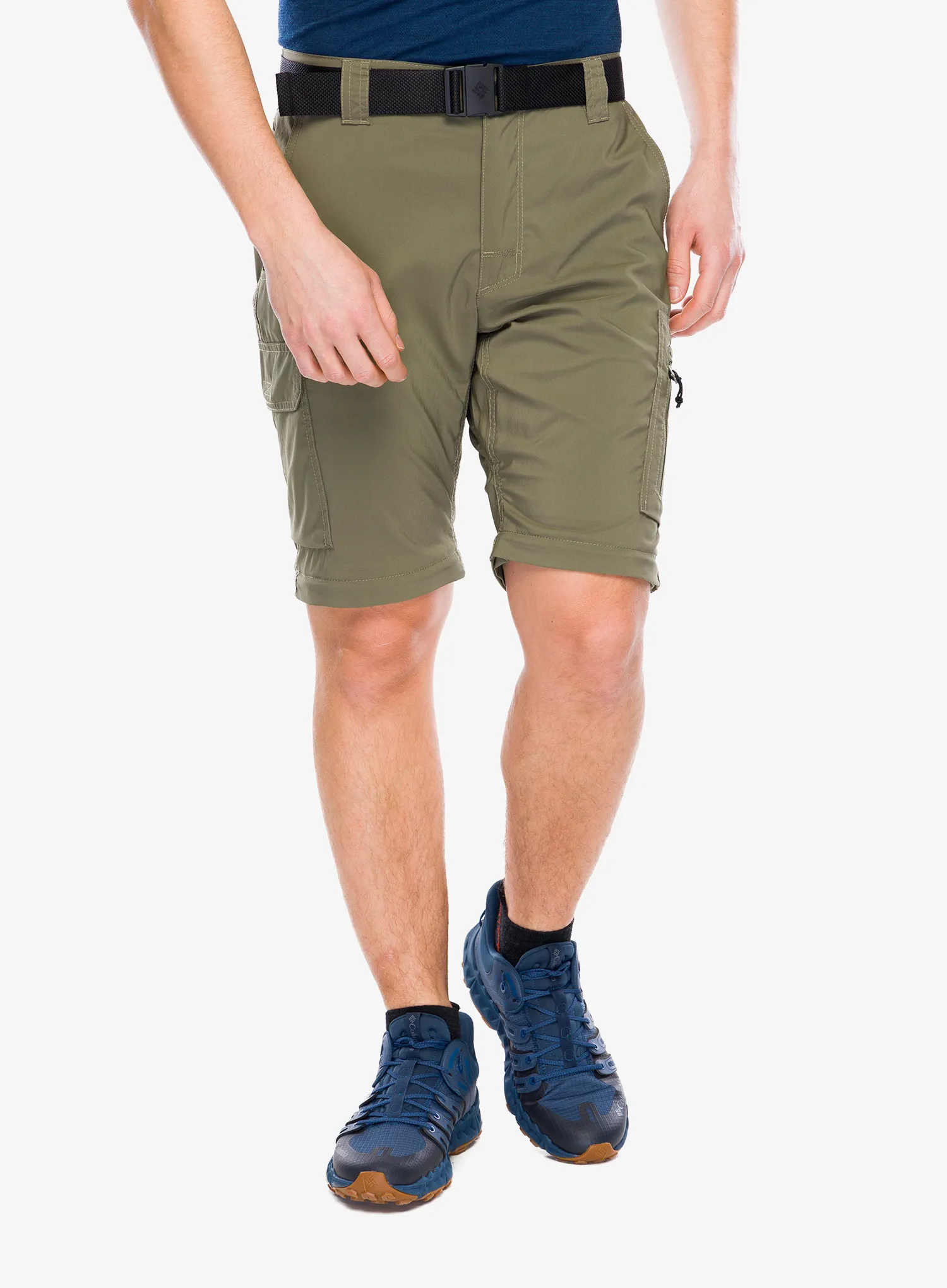 Turistické kalhoty Columbia Silver Ridge Utility Convertible Pant - stone green