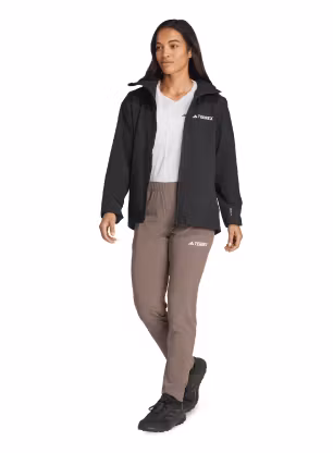 Turistické kalhoty dámské adidas TERREX Multi Essentials Pants - earth strata