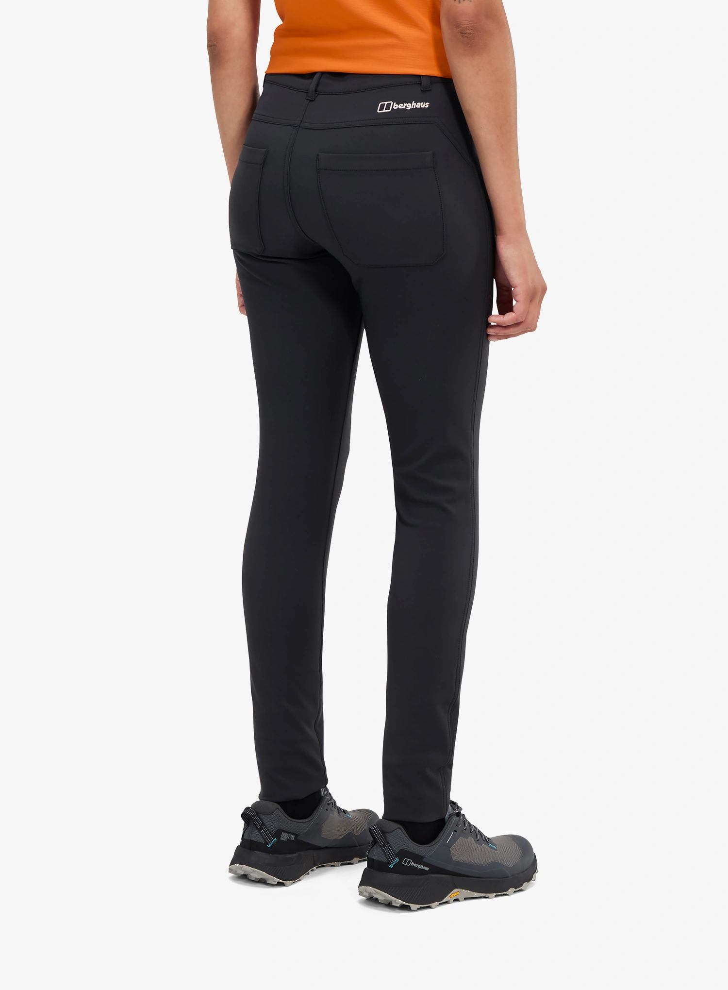 Turistické kalhoty dámské Berghaus Everyday Skinny Stretch Pant - jet black