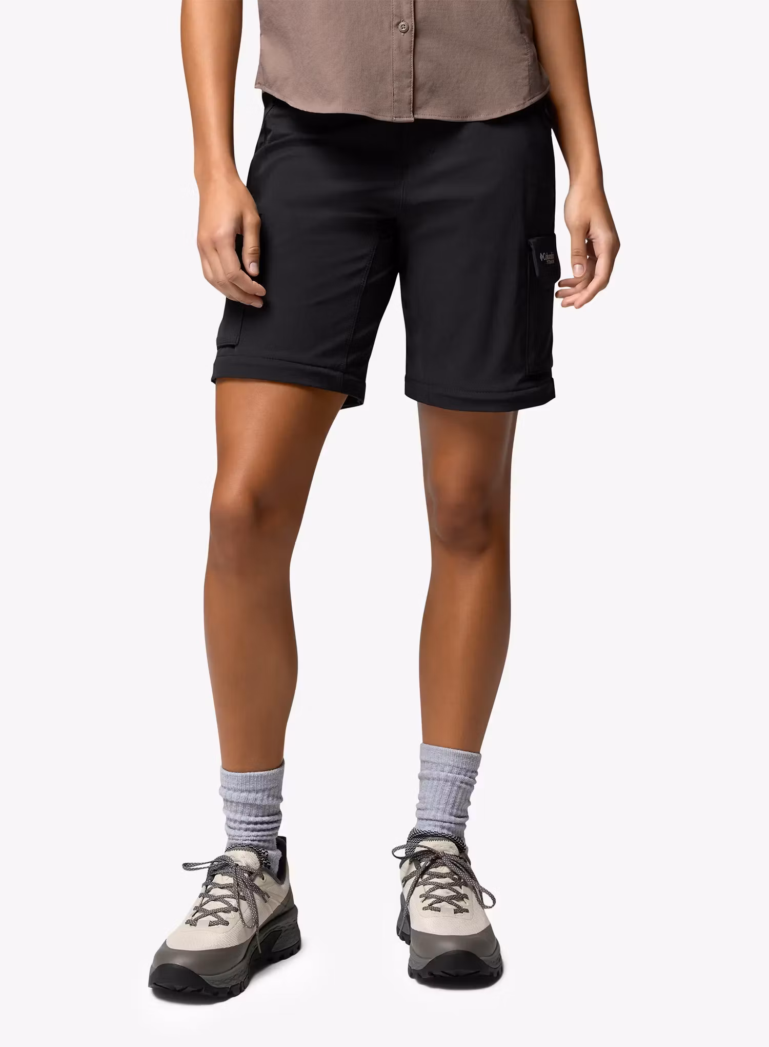 Turistické kalhoty dámské Columbia Silver Ridge Elite Convertible Pant - black