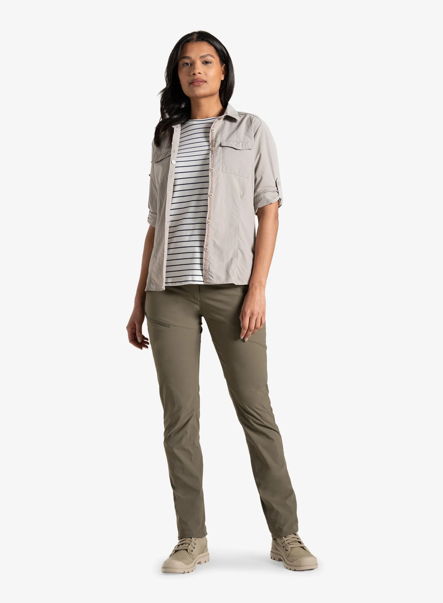Turistické kalhoty dámské Craghoppers NosiLife Pro Trouser III - wild olive