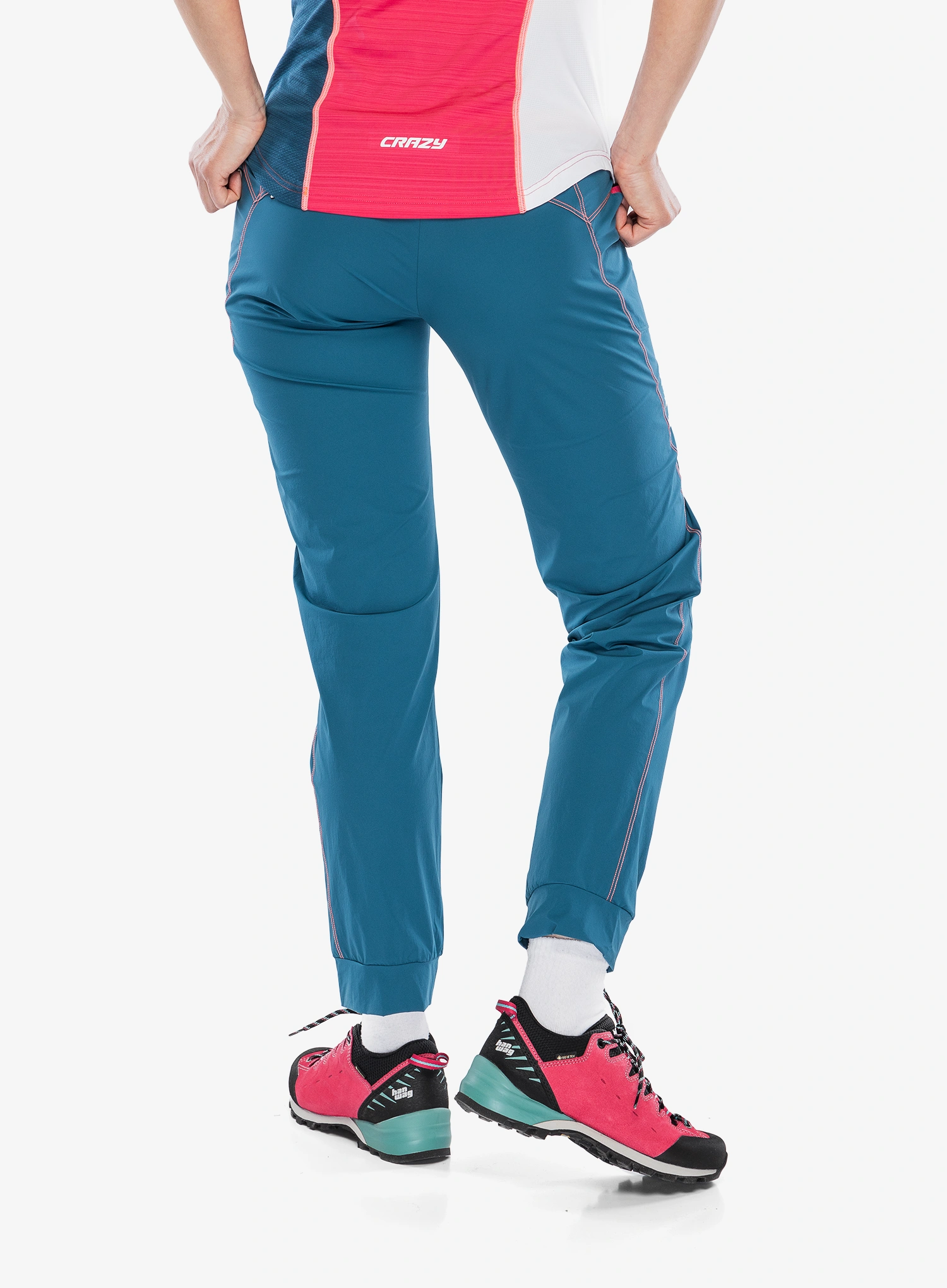 Turistické kalhoty dámské Crazy Pant Exit Light - coralin