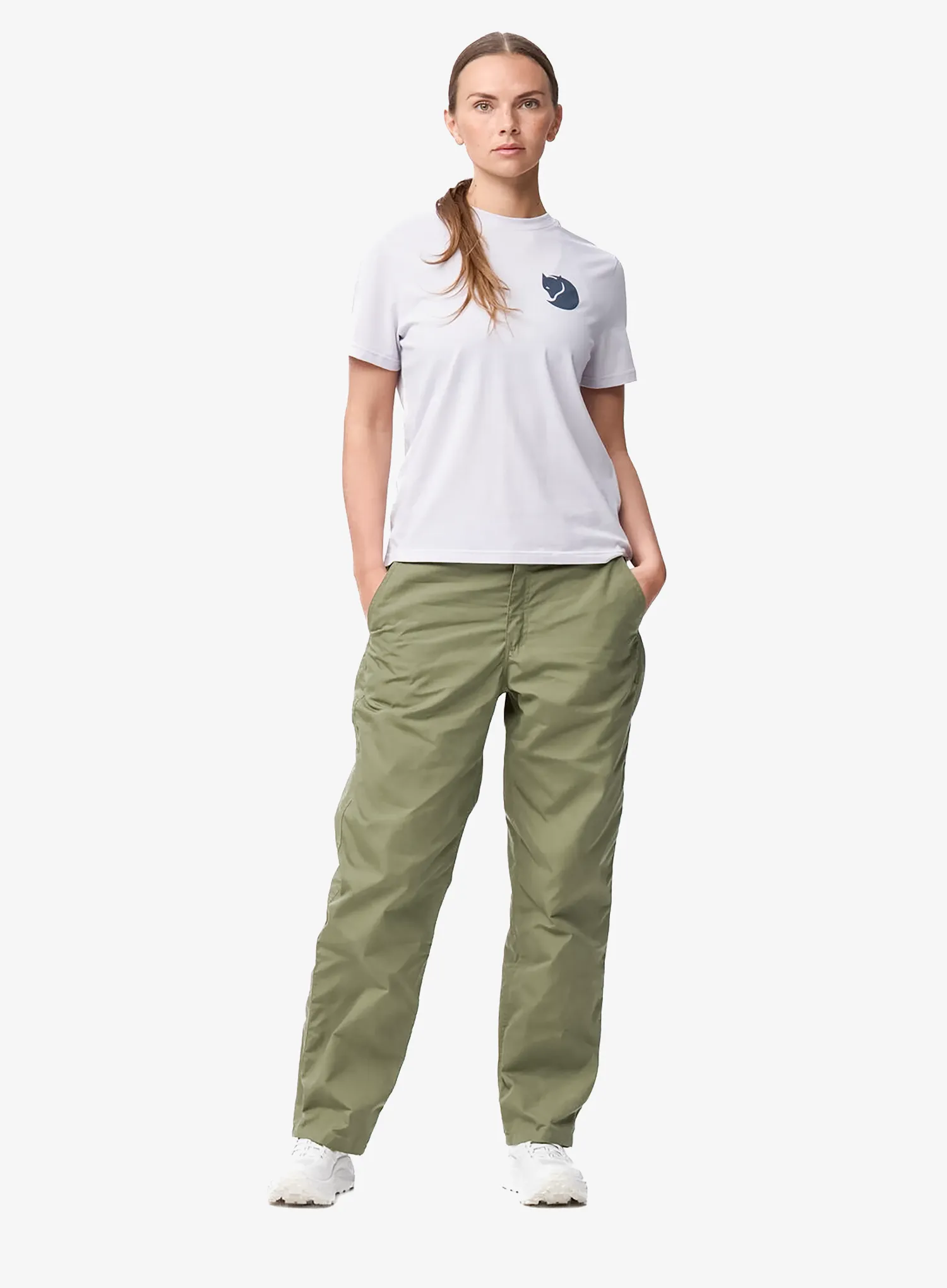 Turistické kalhoty dámské Fjallraven Vardag Relaxed Trousers - green