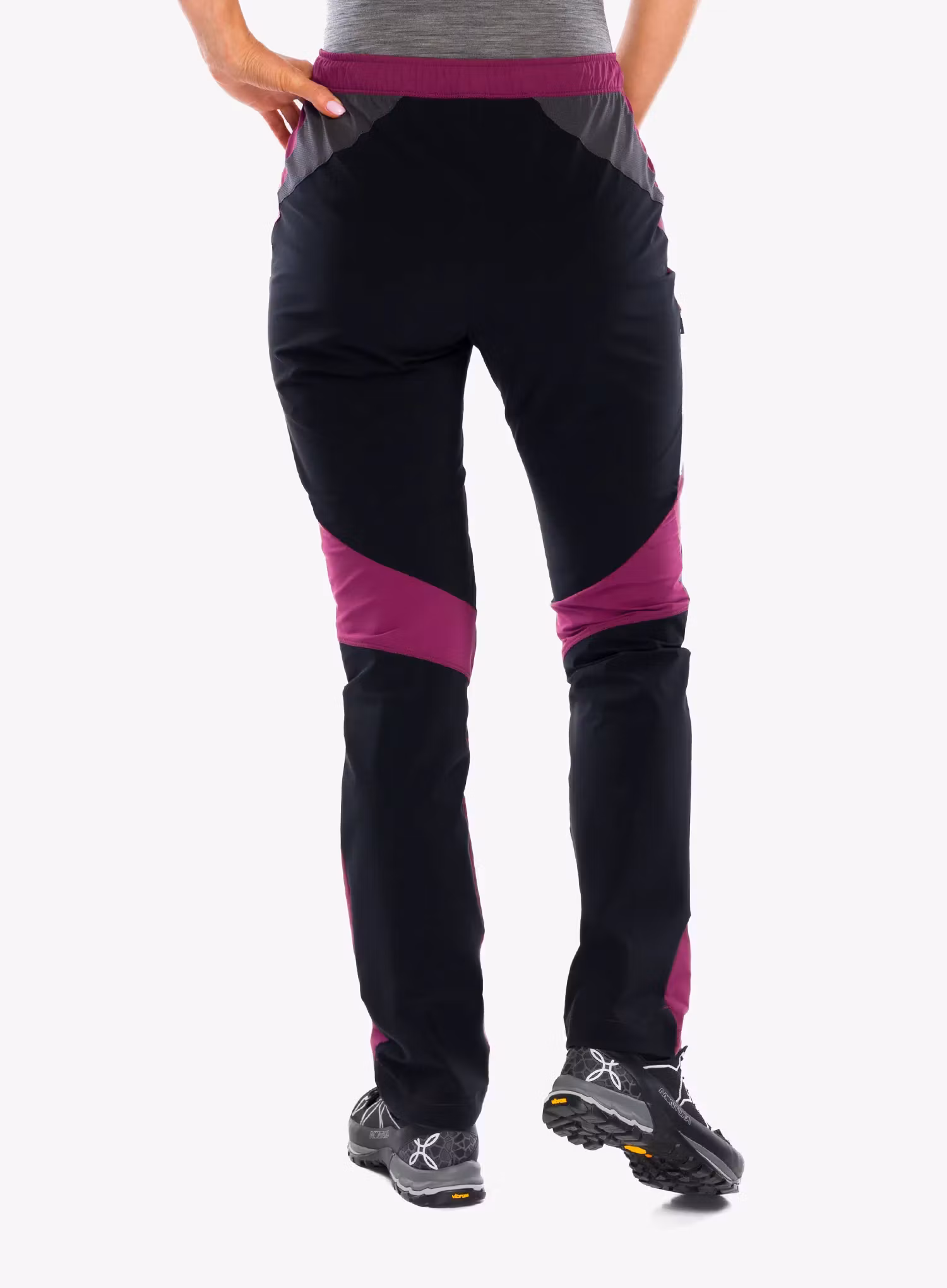 Turistické kalhoty dámské Montura Spitze Pants - wine red/light rose