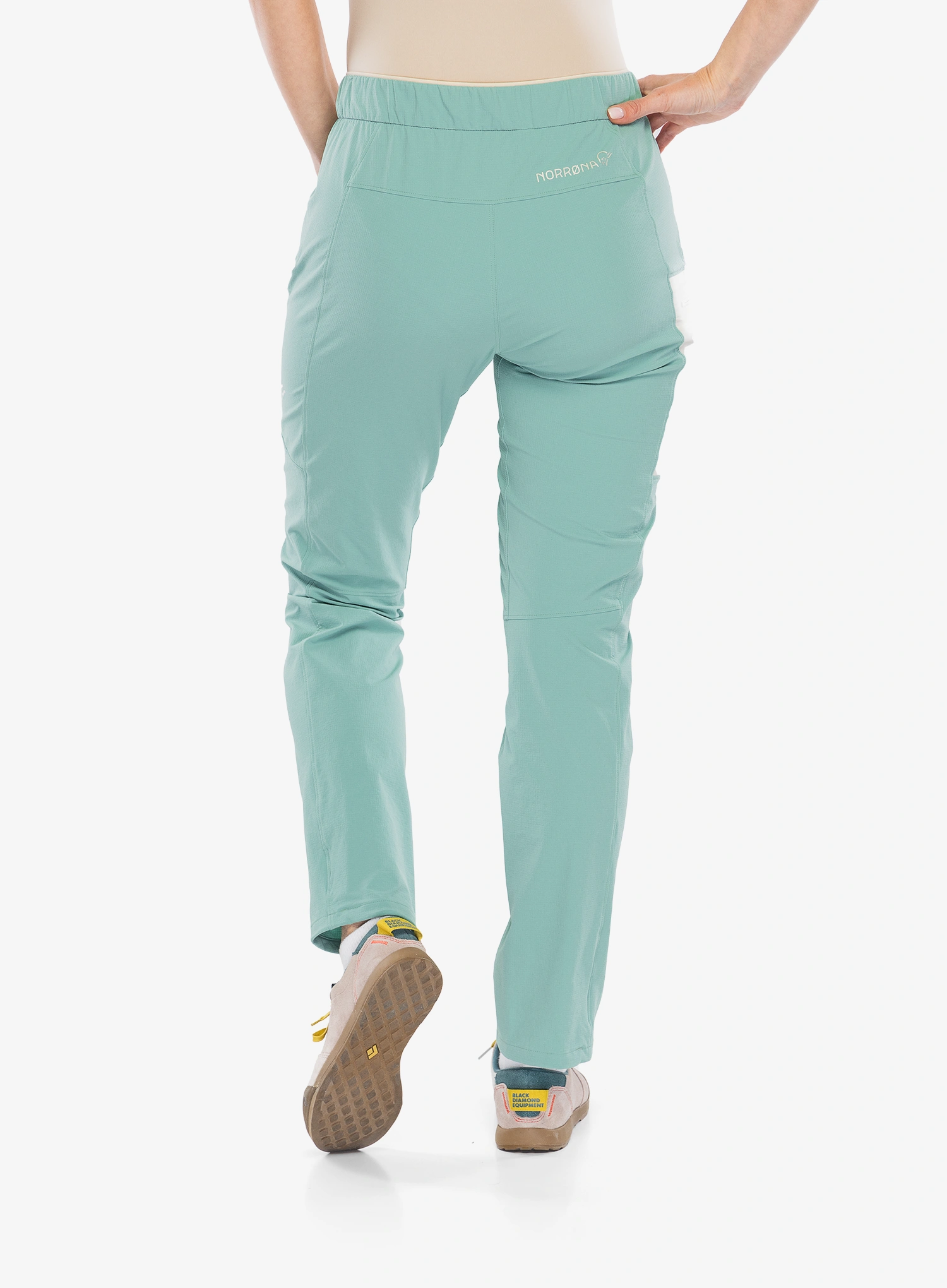 Turistické kalhoty dámské Norrona Falketind Flex1 Light Pants - malachite green