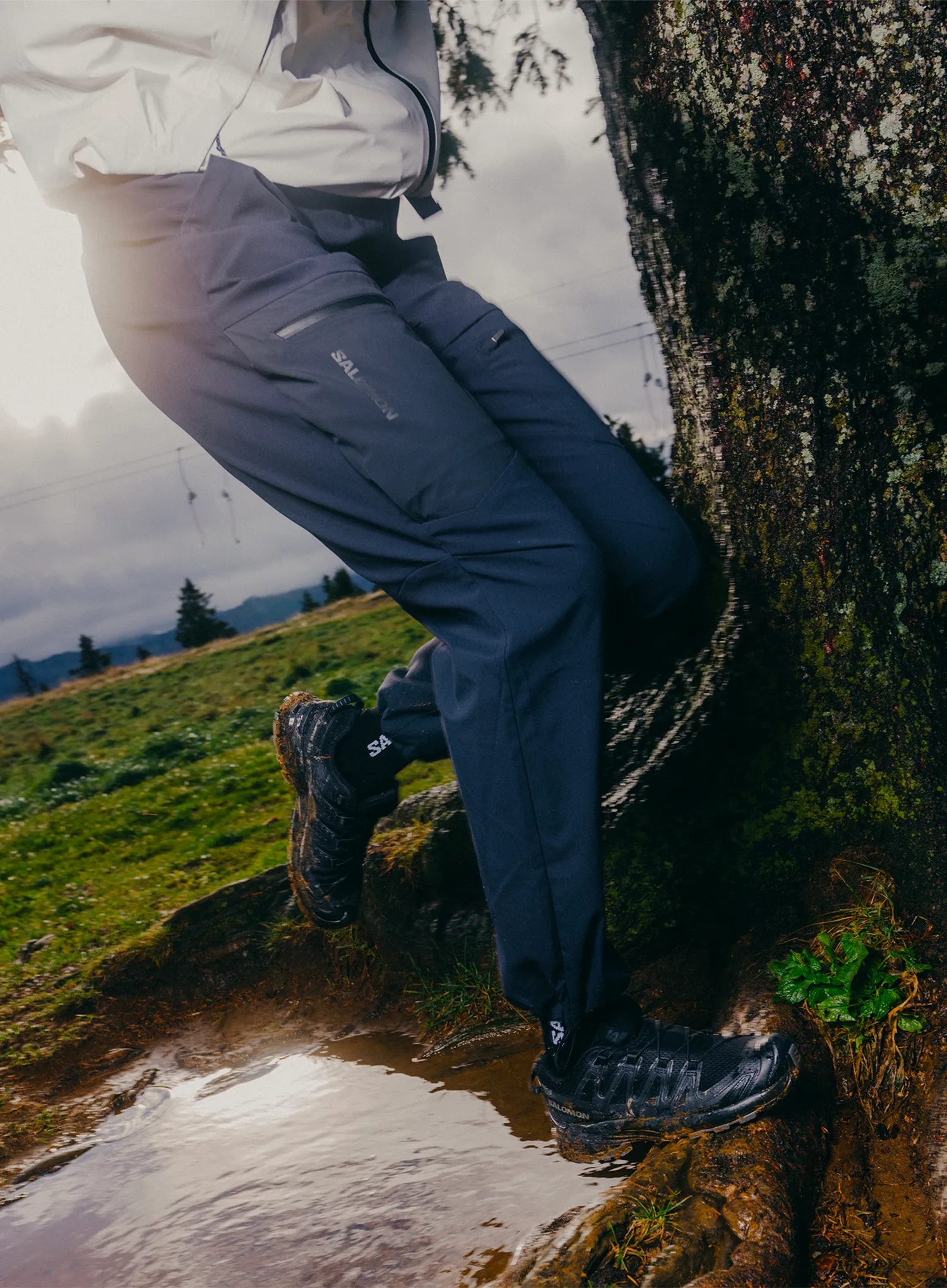 Turistické kalhoty dámské Salomon Outerpath Utility  - deep black
