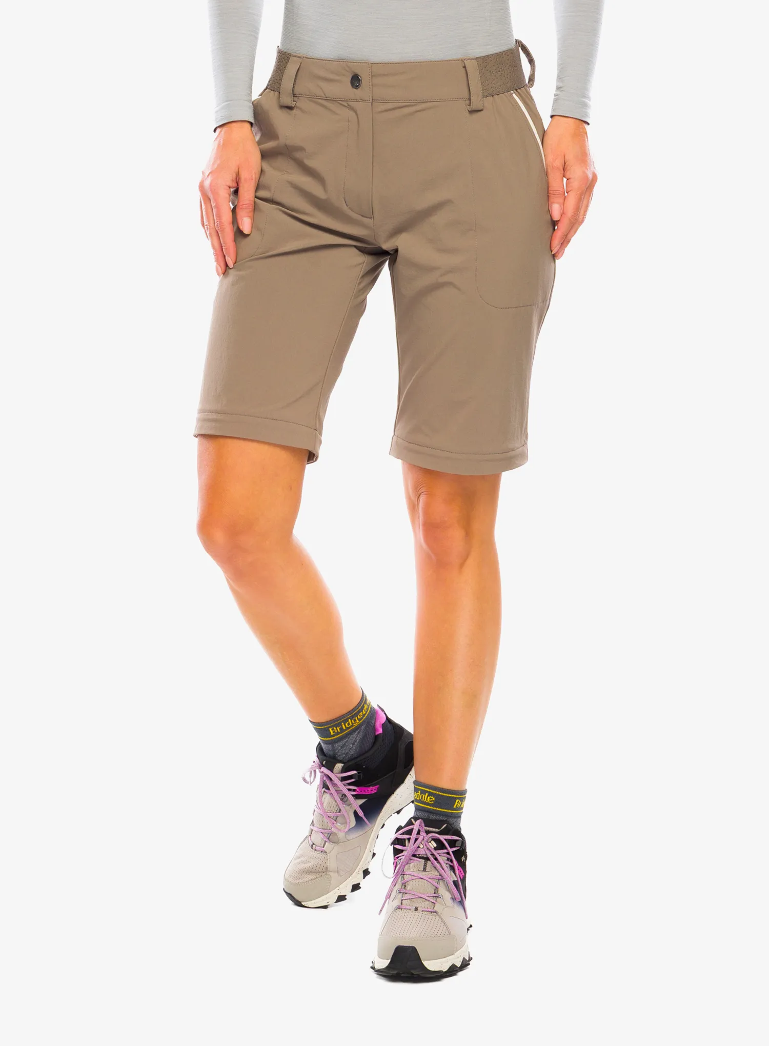 Turistické kalhoty dámské Vaude Farley Stretch ZO Pants II - coconut