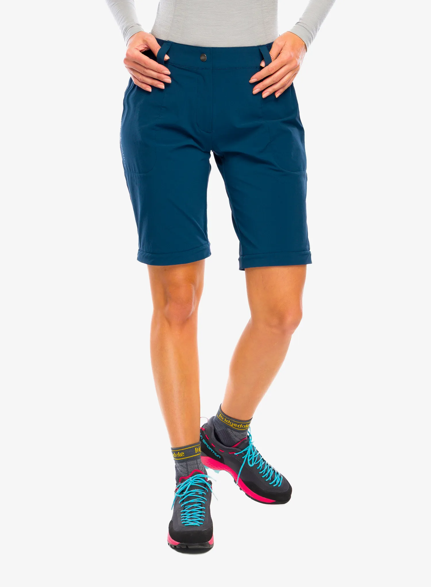 Turistické kalhoty dámské Vaude Farley Stretch ZO Pants II - dark sea