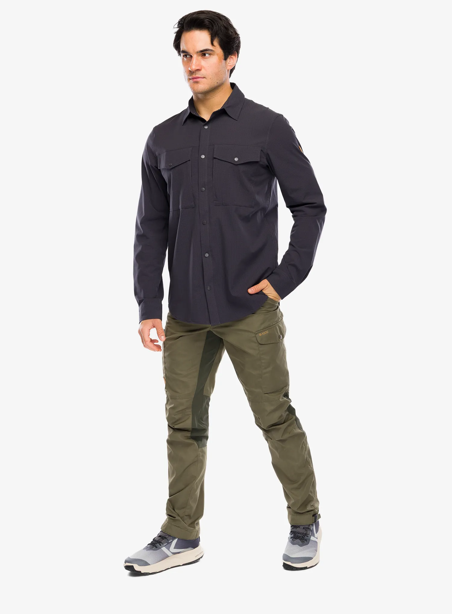 Turistické kalhoty Fjallraven Kaipak Trousers - laurel green/deep forest